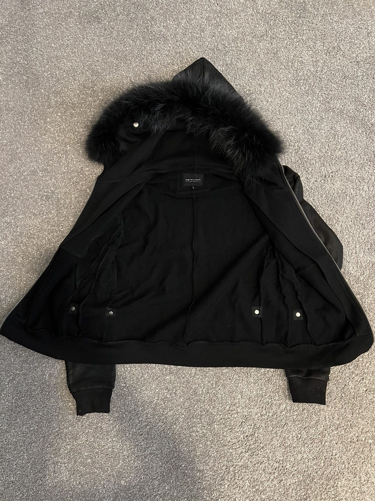 Archival Clothing Ranger Cartel 1000YRS Waxed Zip-Up Hoodie | Grailed