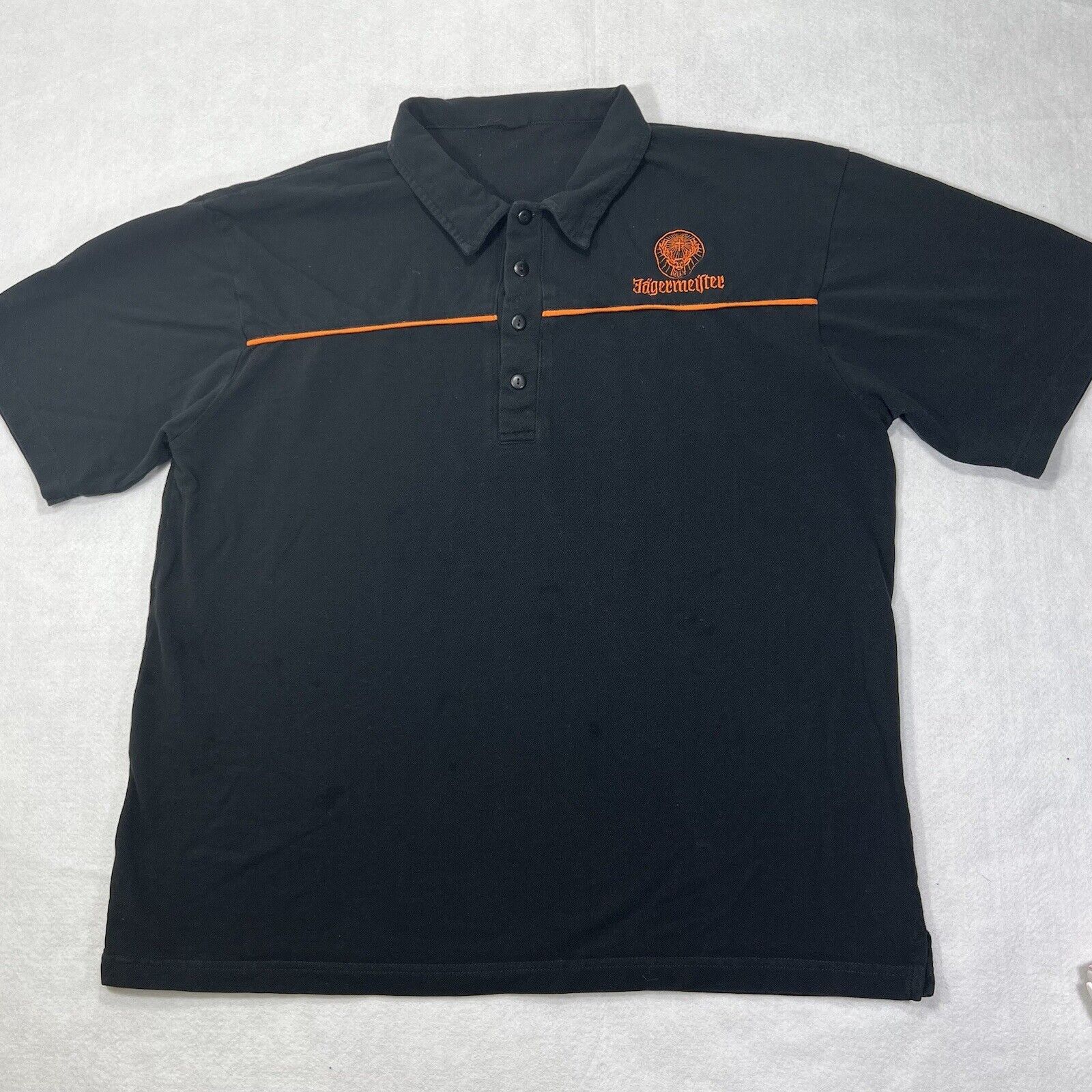 Other Jägermeister Polo Black Orange Digestif Logo Shirt Size US XL / EU 56 / 4 - 1 Thumbnail