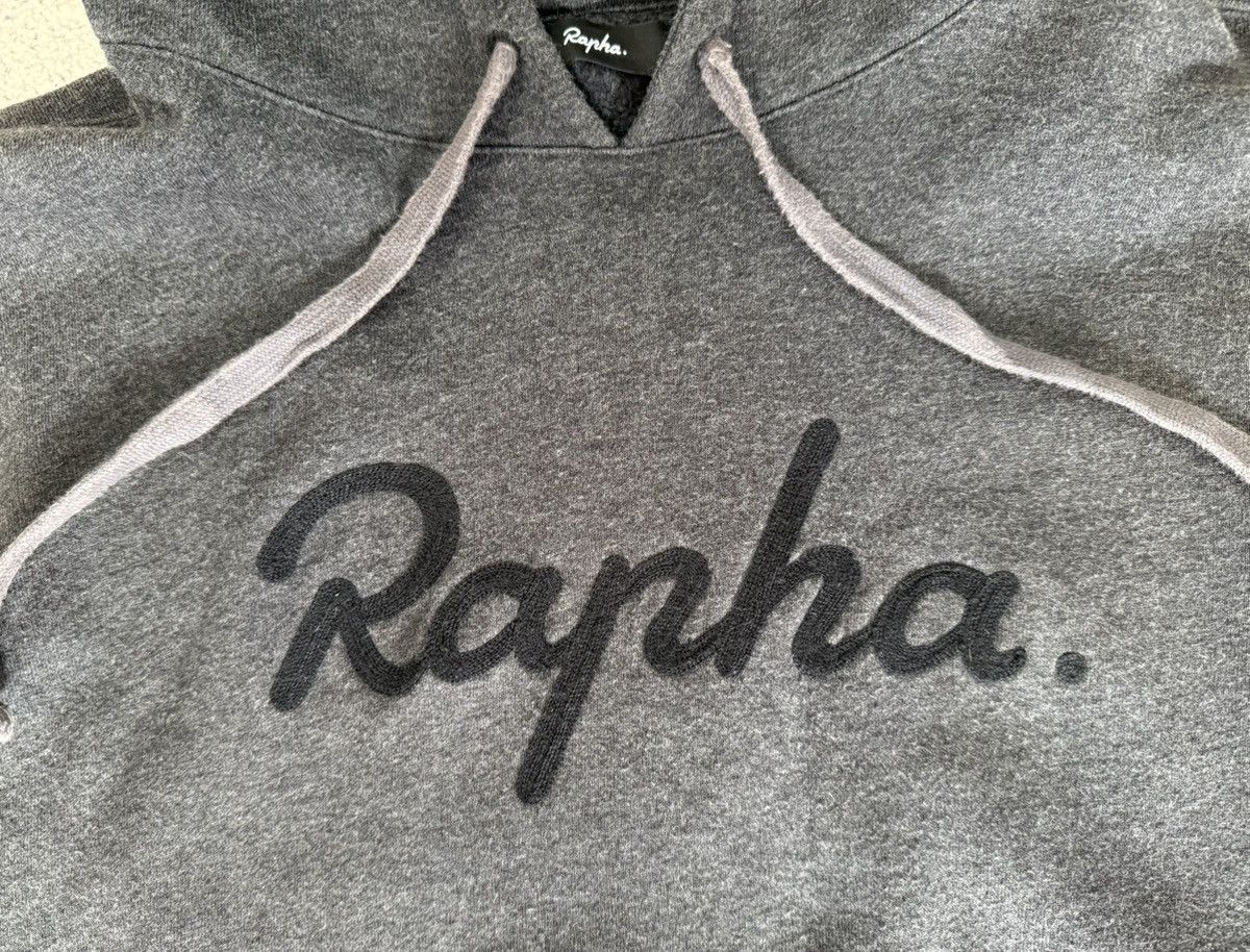 Rapha Rapha Logo Pullover Hoodie MenL Charcoal Marl Cycling Hooded Size US L / EU 52-54 / 3 - 5 Thumbnail