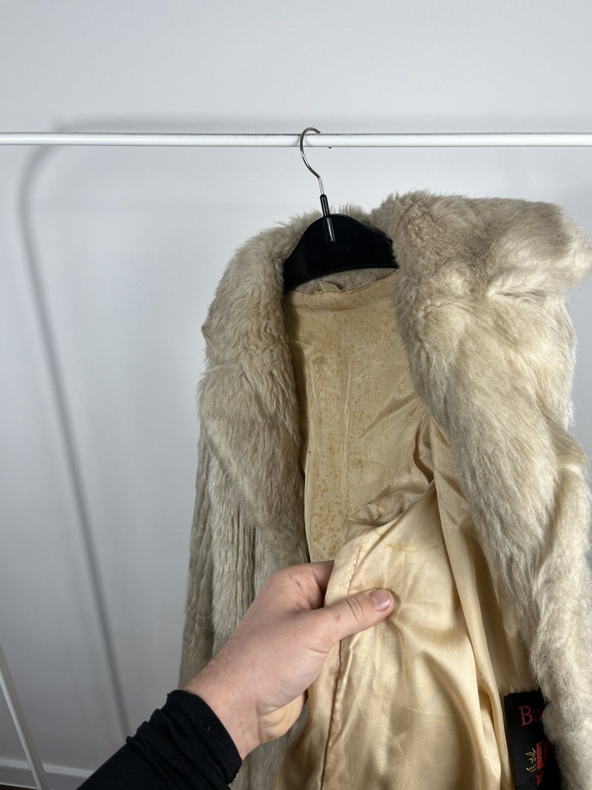 Other Vintage Faux Fur Coat Beige Women’s Size UK 14 EU 42 Size XXL / US 16-18 / IT 52-54 - 11 Thumbnail