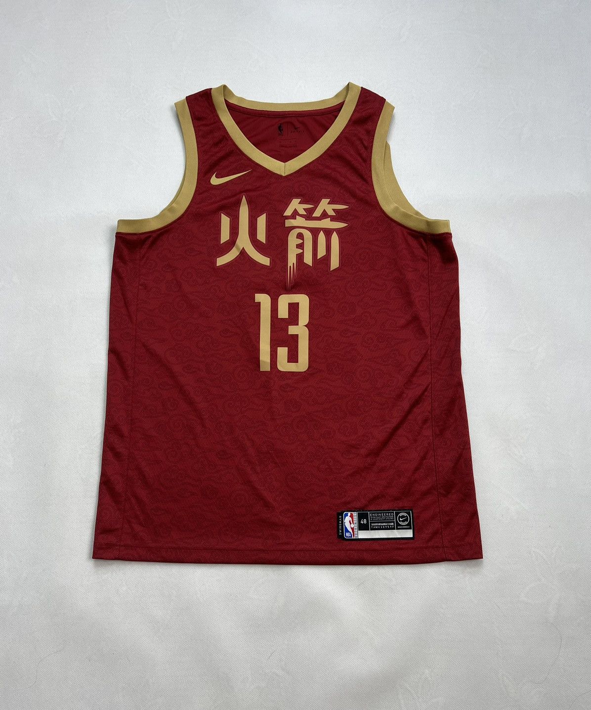 Nike Rare Nike Houston Rockets 13 James Harden NBA Jersey Rare 2018 Grailed