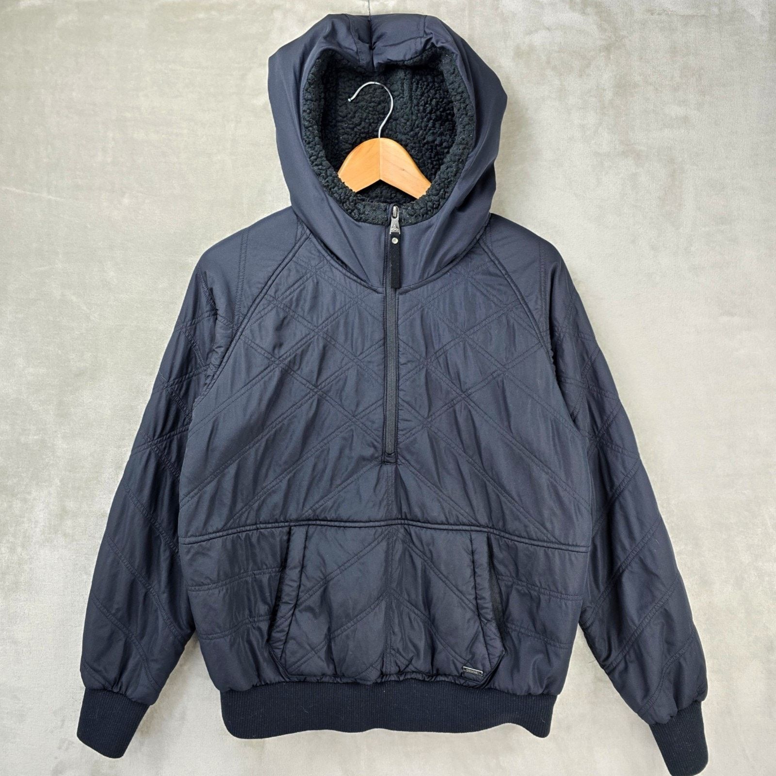 Prana prAna Elsa Jacket Medium Quilted Puffer Sherpa Lined 1/2 Zip Size M / US 6-8 / IT 42-44 - 1 Thumbnail
