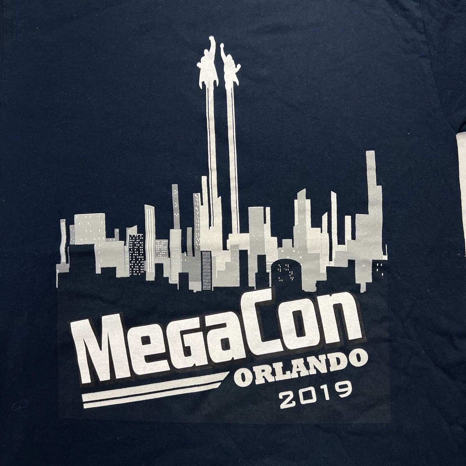 Other MegaCon Orlando FL 2019 Men's S/M Blue White Graphic T Shirt Size US S / EU 44-46 / 1 - 4 Thumbnail
