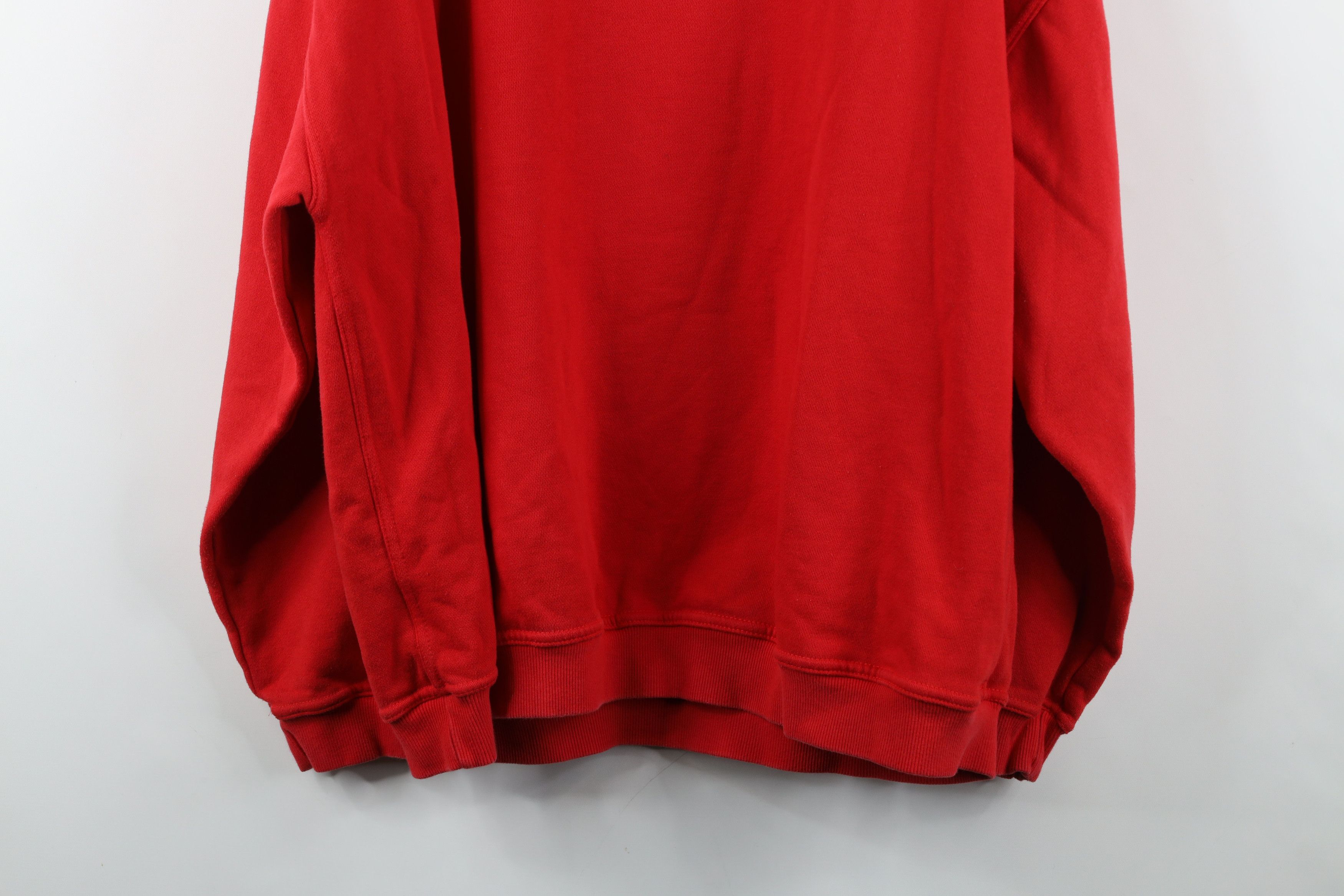 Harrods × Vintage Vintage 90s Harrods Spell Out London Crewneck Sweatshirt Red Size US XL / EU 56 / 4 - 14 Thumbnail
