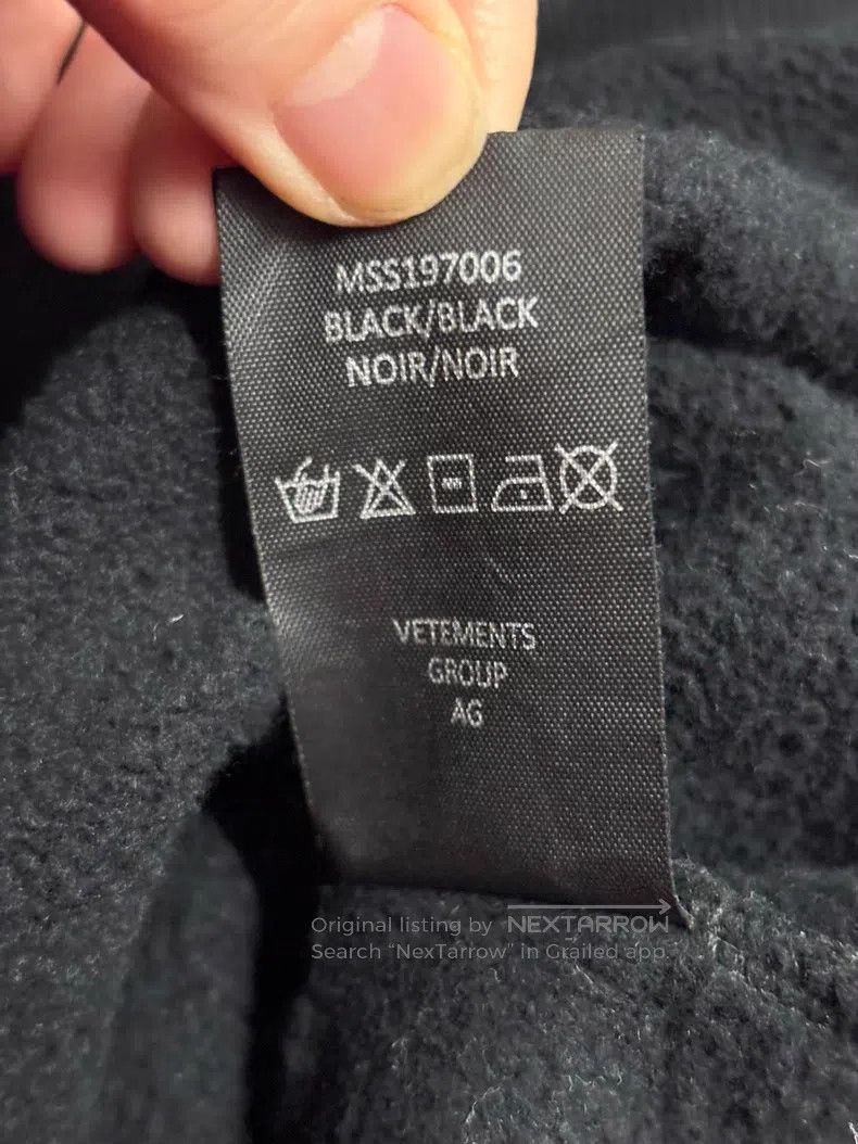 Vetements VETEMENTS Sweatshirt Black Size US XS / EU 42 / 0 - 9 Thumbnail