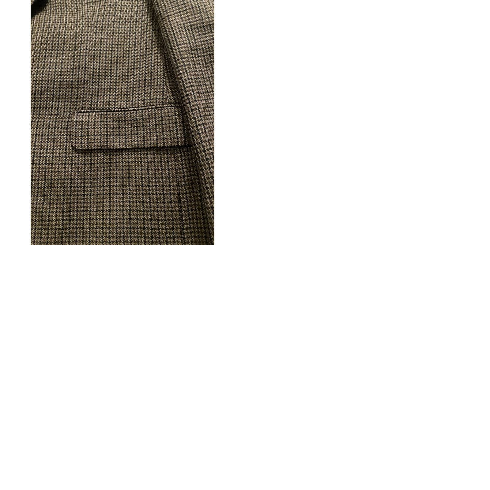 Ralph Lauren Lauren Ralph Lauren Men’s 100% Wool Houndstooth Blazer 2 Button Size 42R Size 42R - 9 Thumbnail