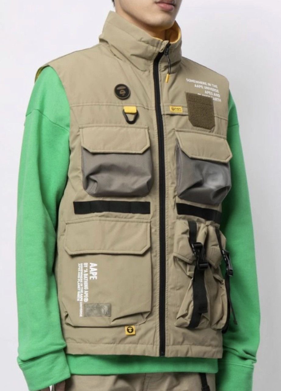 Aape AAPE x BAPE Utility Vest Reversible Size US M / EU 48-50 / 2 - 3 Thumbnail