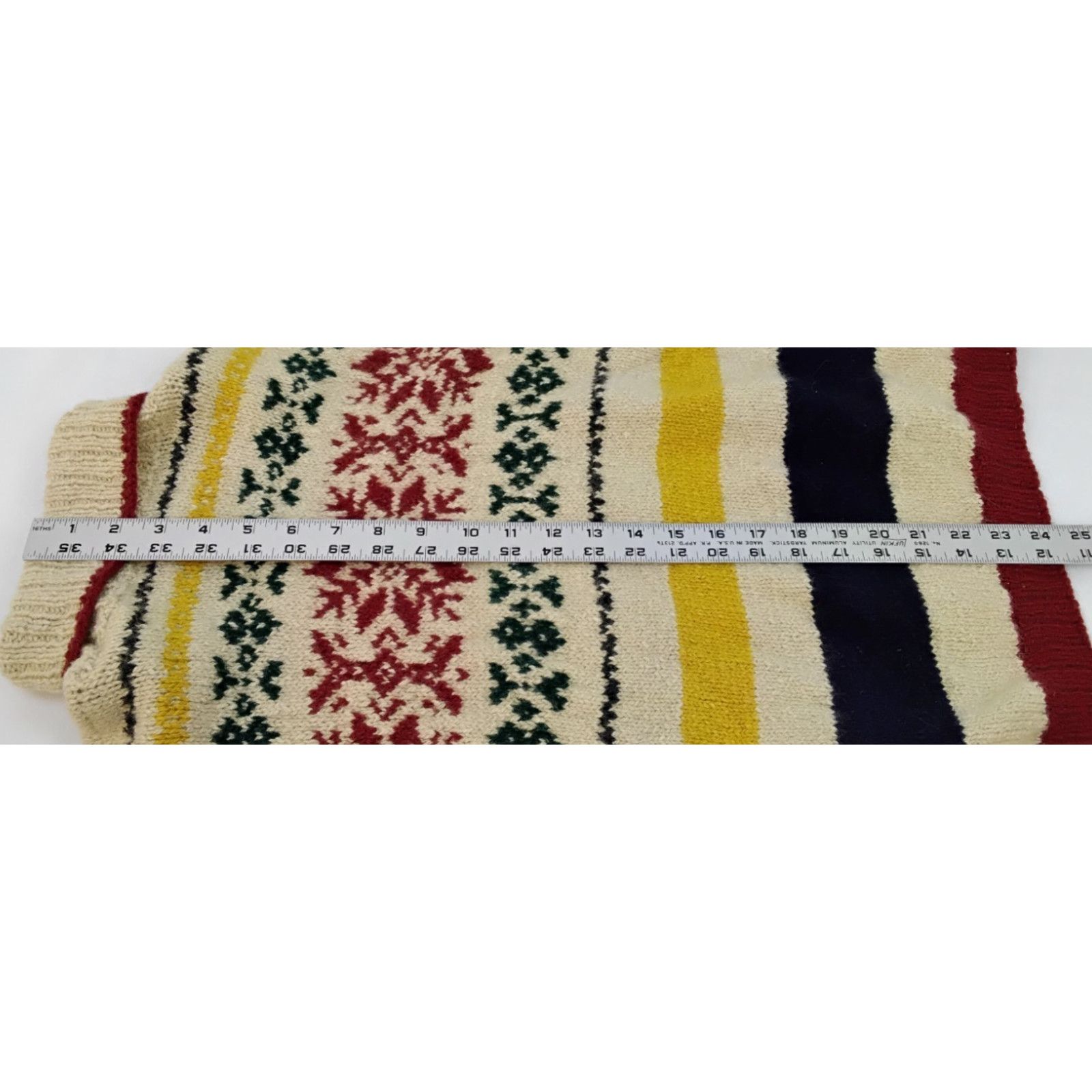 Ralph Lauren Ralph Lauren Country Sweater Women's Med Fair Isle Handknit Size M / US 6-8 / IT 42-44 - 12 Thumbnail