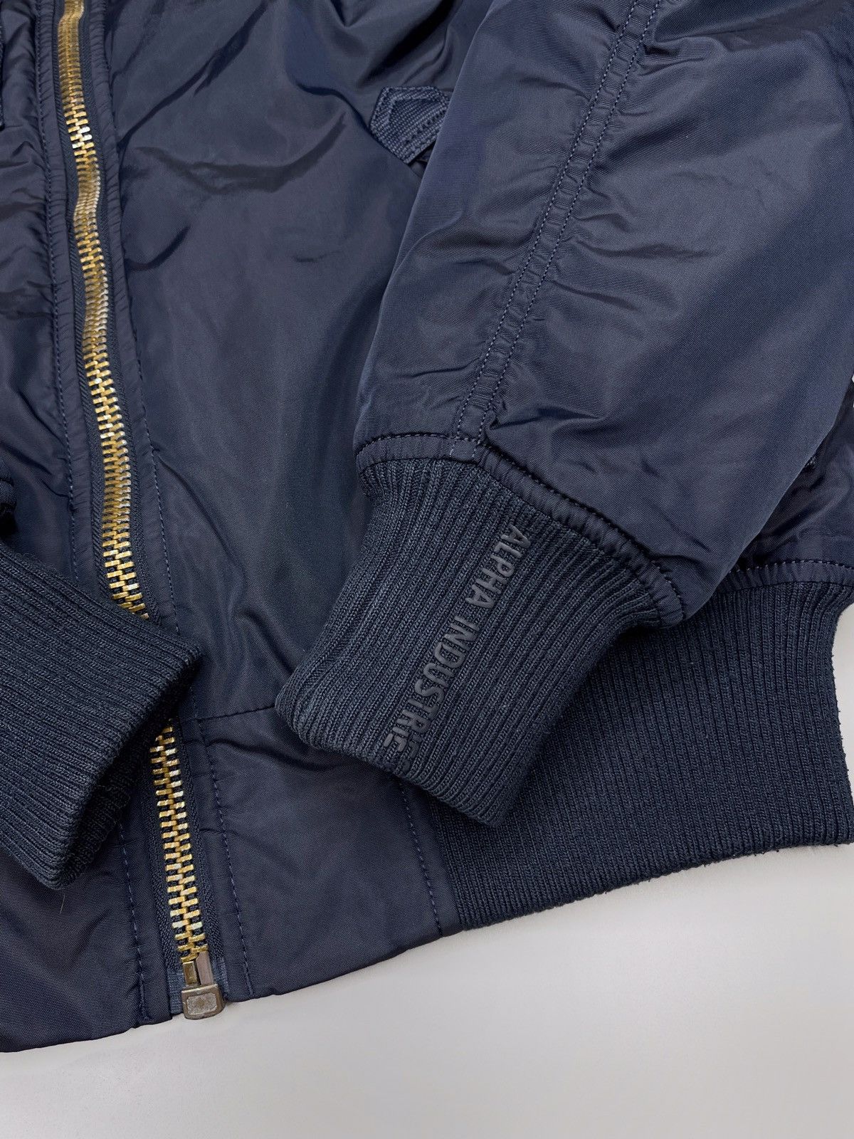 Alpha Industries Vintage Y2k Alpha Industries Bomber Jacket MA-2 Size US M / EU 48-50 / 2 - 7 Thumbnail