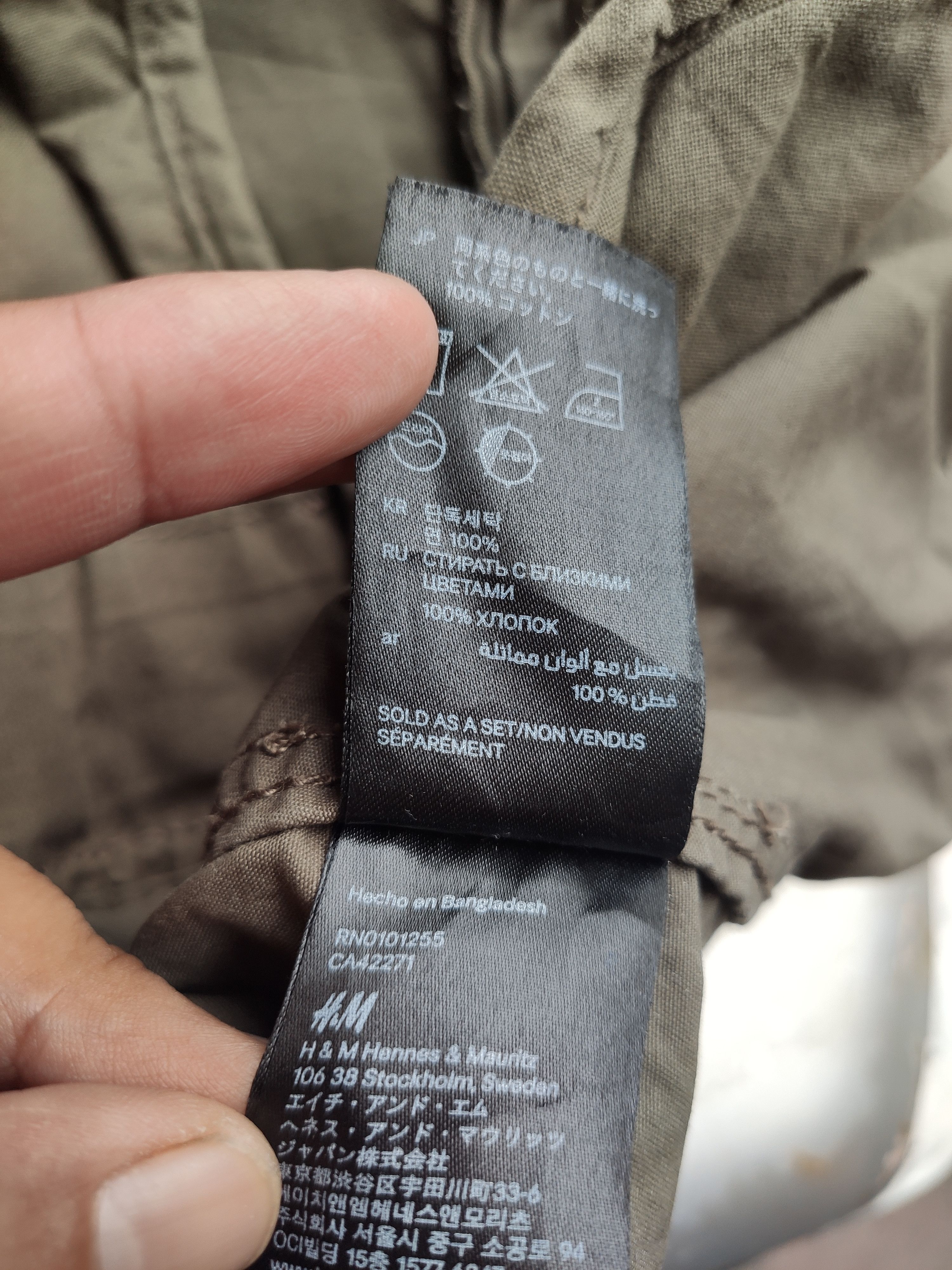 H&M LOGG X H&M parkas army Size US M / EU 48-50 / 2 - 10 Thumbnail