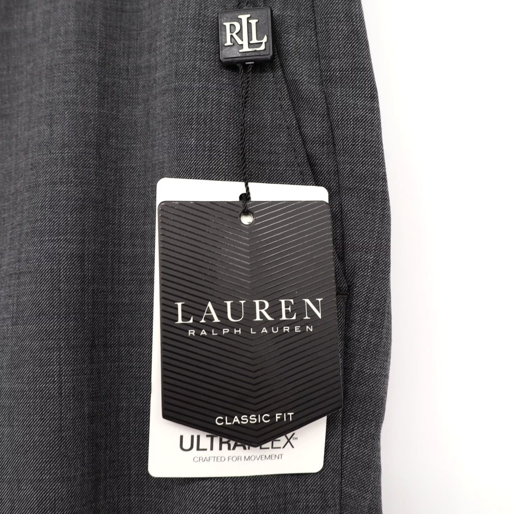Ralph Lauren Lauren Ralph Lauren Ultra Flex Grey Wool Pant 36X32 NEW Men Trousers Pants Wool Gray Solid 36 32 Inseam 32” Inseam Size US 36 / EU 52 - 3 Thumbnail