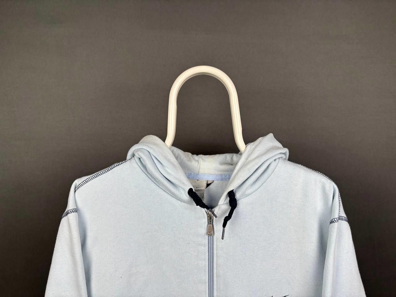 Nike Nike Air Max Zip Up Hoodie Size L Light Blue Vintage Size US L / EU 52-54 / 3 - 4 Thumbnail