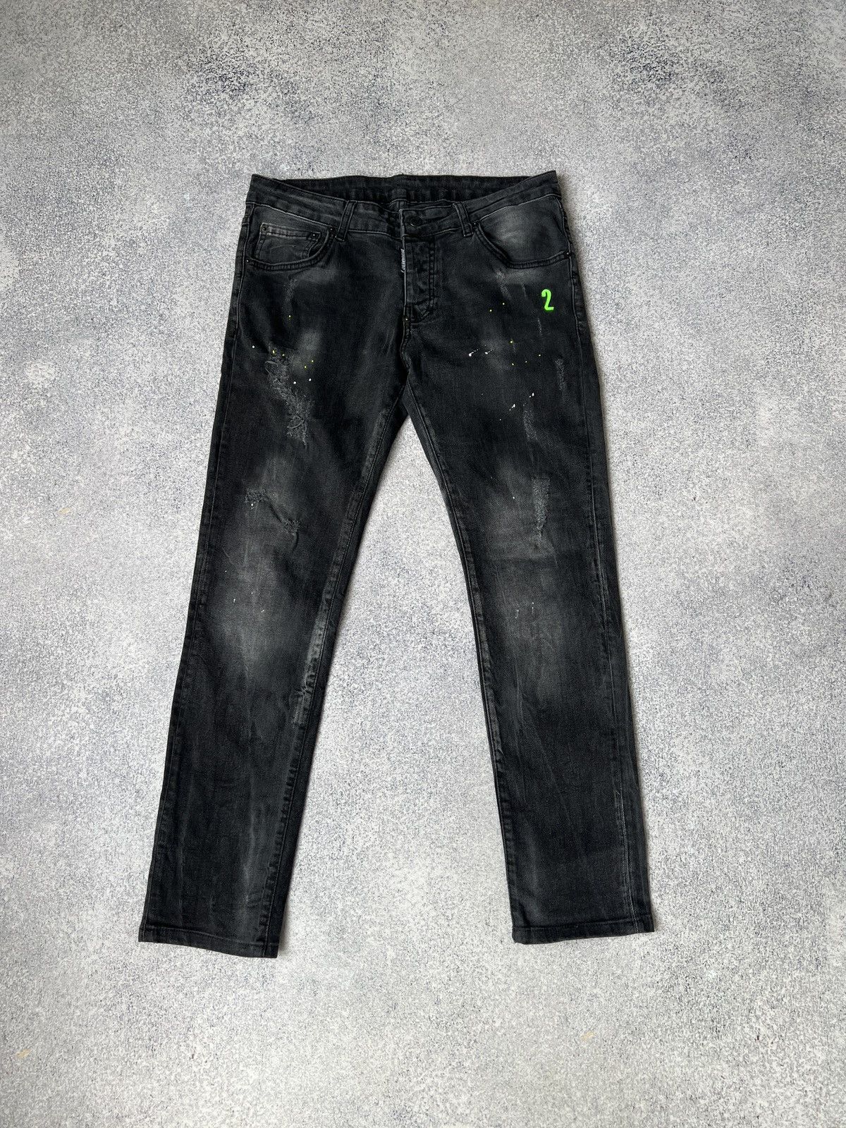 Dsquared2 × Vintage Vintage Dsquared2 black luxury pants Size US 32 / EU 48 - 1 Thumbnail