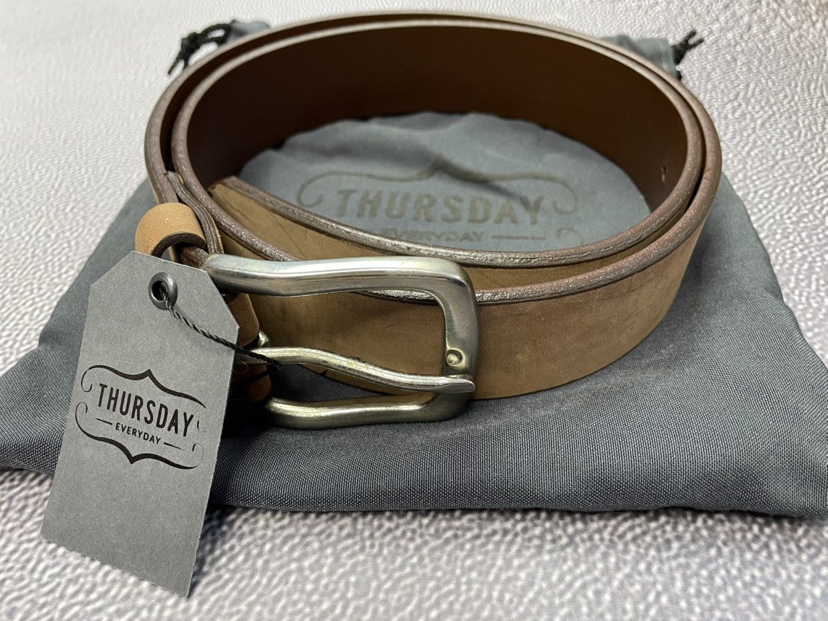 Other New Thursday Men Arizona Adobe Heritage Leather Belt Size 34 Size 34 - 2 Thumbnail