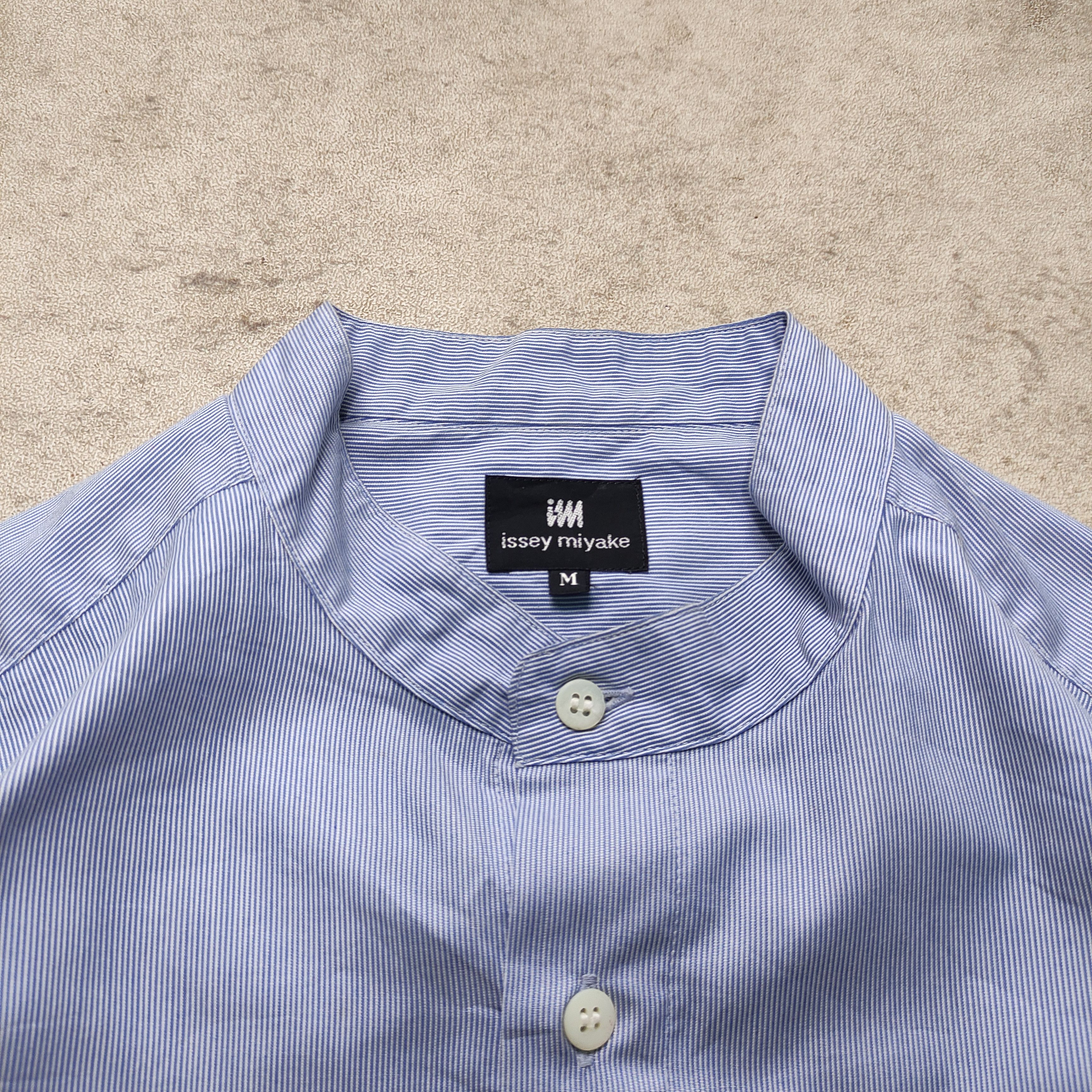 Issey Miyake Issey Miyake Men’s Stripe Button-Up Shirt Size US M / EU 48-50 / 2 - 6 Thumbnail