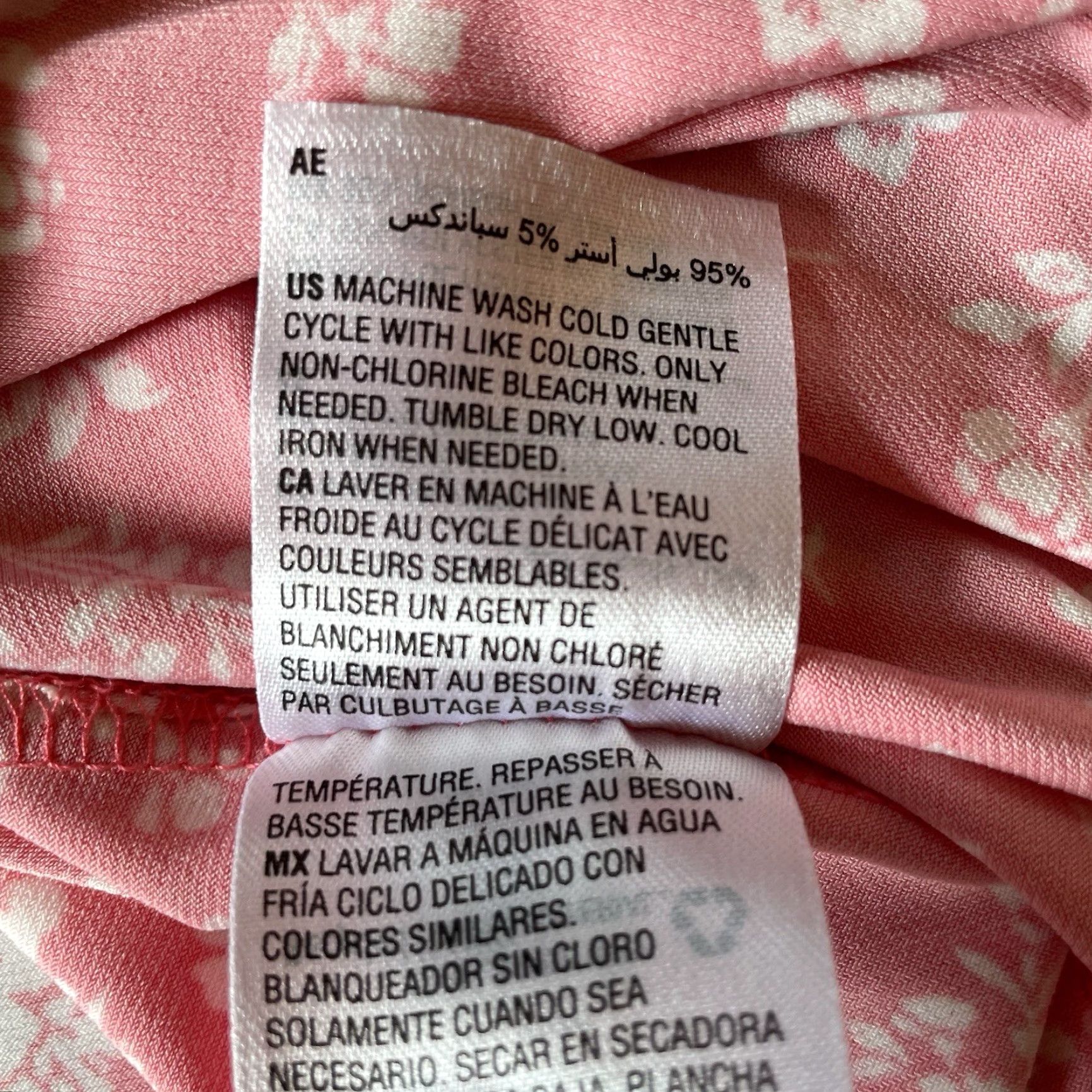 Charter Club Charter Club Top Plus Size 3X Floral Short Flutter Sleeve Coral Melon Women’s Blouse Cute Casual Workwear Size XXL / US 16-18 / IT 52-54 - 8 Thumbnail