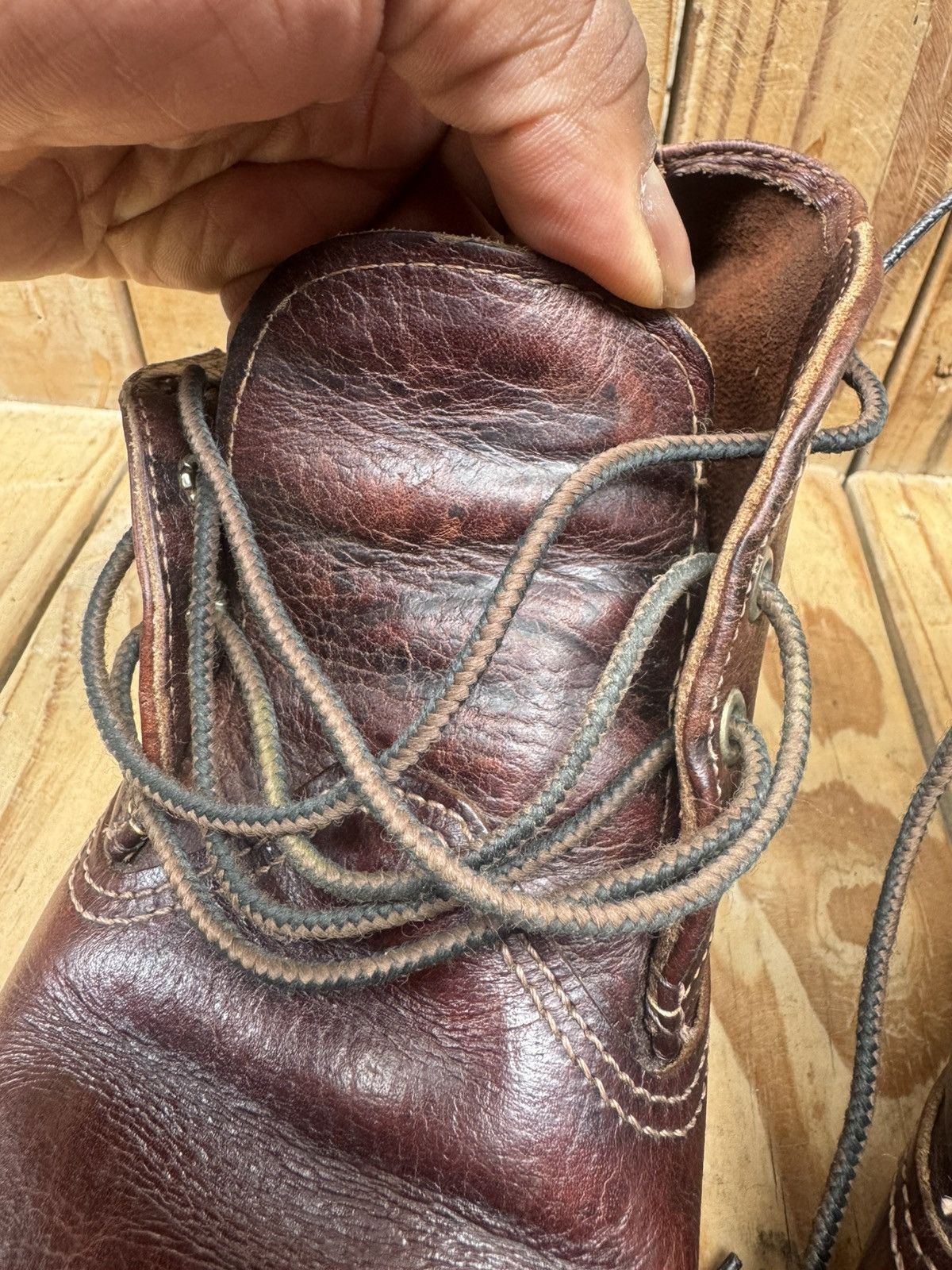 Red Wing Red Wing 3141 Chukka Brown leather boots EUR 40 UK 6.5 D Size US 7.5 / EU 40-41 - 13 Thumbnail