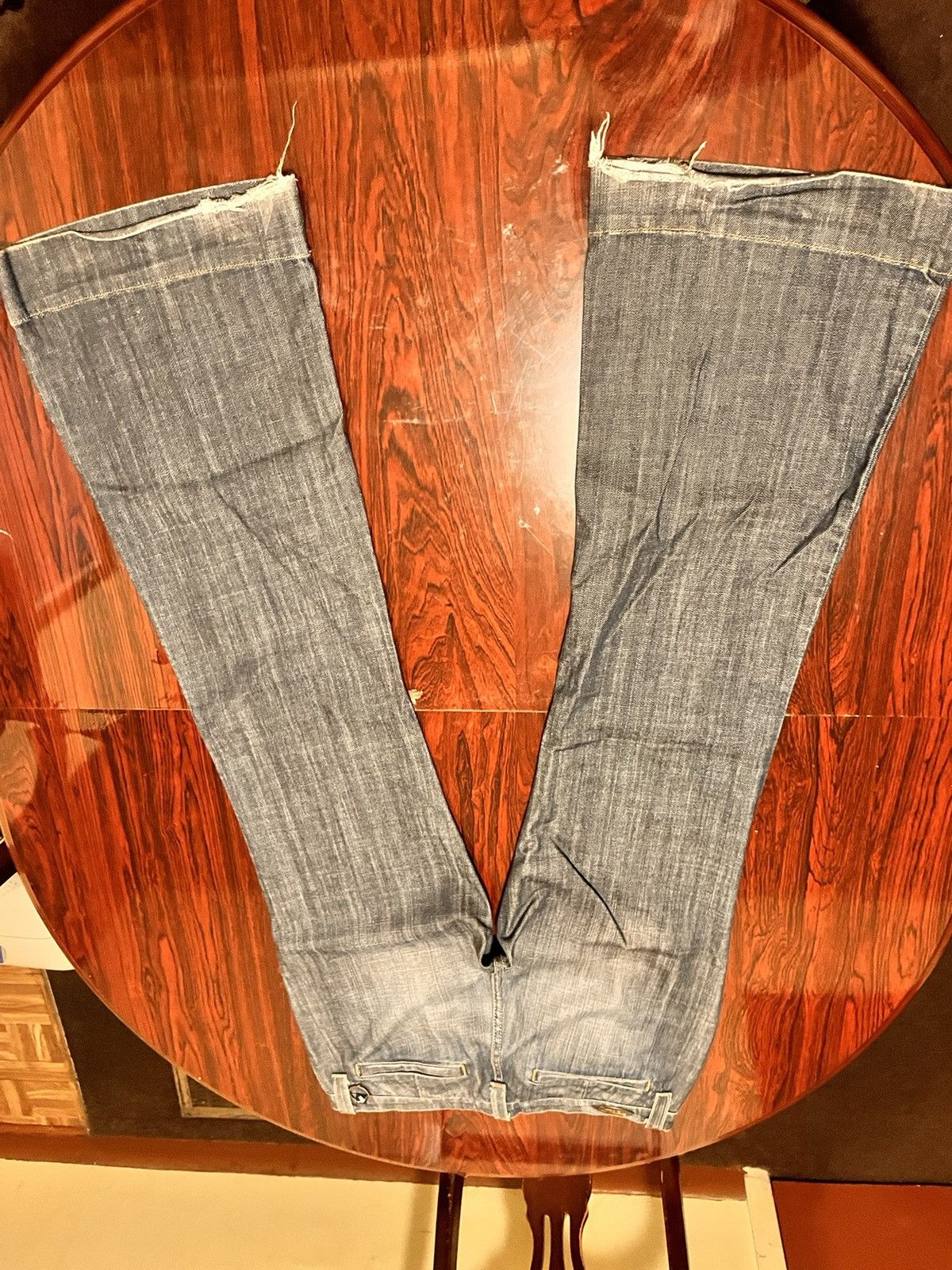 Vintage “freedom of choice” wide bottom jeans Size US 33 - 2 Thumbnail