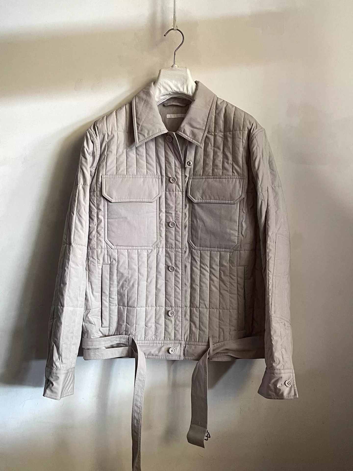 Helmut Lang Helmut Lang Striped cotton-padded jacket jacket-2508 Size US L / EU 52-54 / 3 - 3 Thumbnail