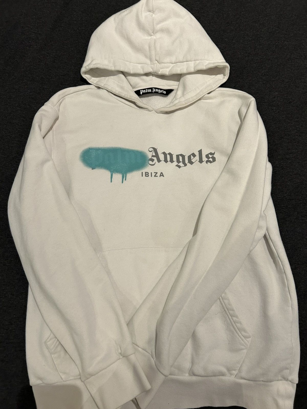 Palm Angels Palm Angles Spayed Ibiza Hoodie Size US S / EU 44-46 / 1 - 2 Thumbnail