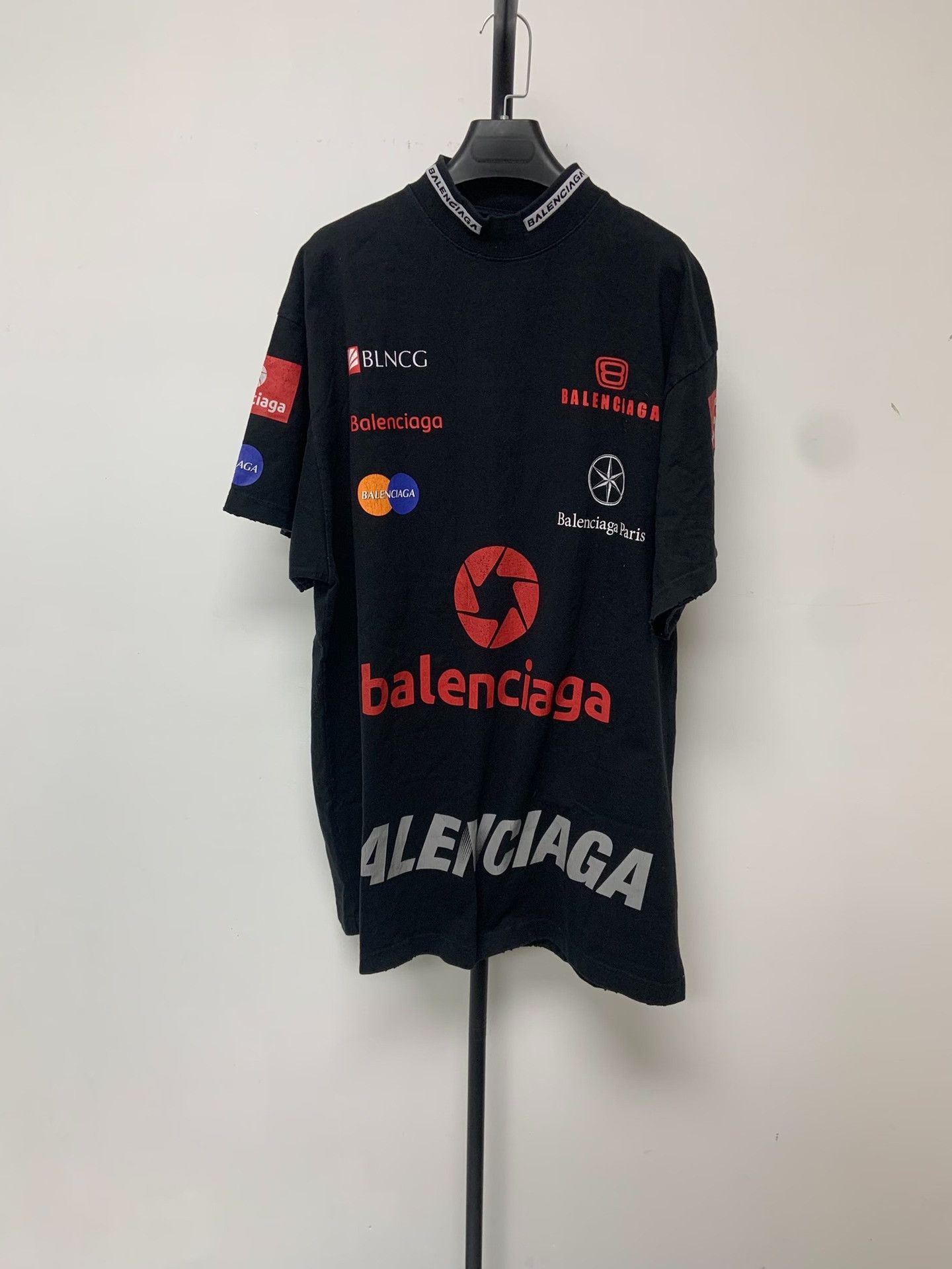 Balenciaga Balenciaga TOP LEAGUE Logo Print T-Shirt Size US M / EU 48-50 / 2 - 1 Thumbnail