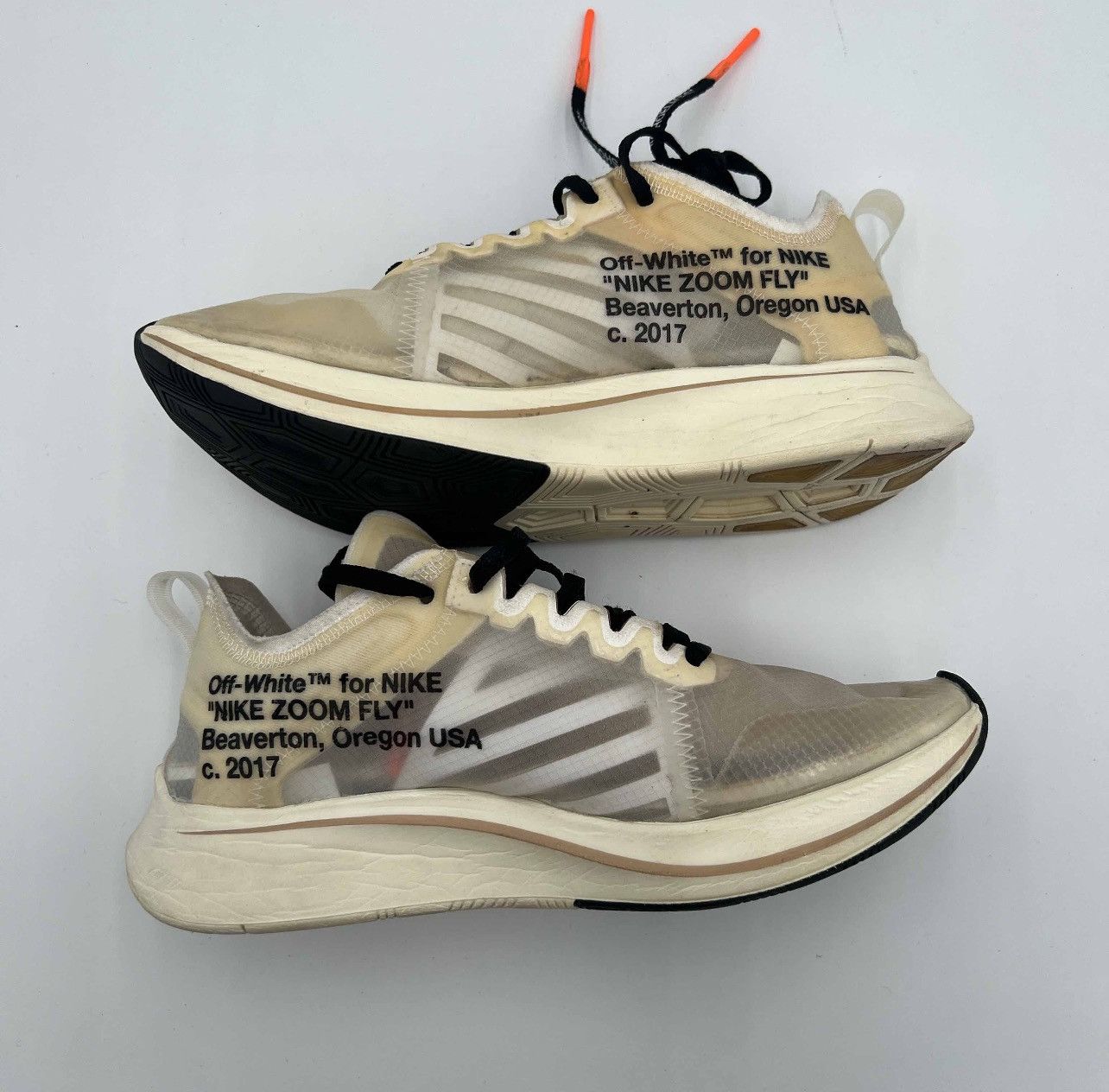 Nike × Off-White × Virgil Abloh Nike Zoom Fly Off White The 10 OG Virgil Rare Sneaker Size 6 Size US 6 / EU 39 - 3 Thumbnail