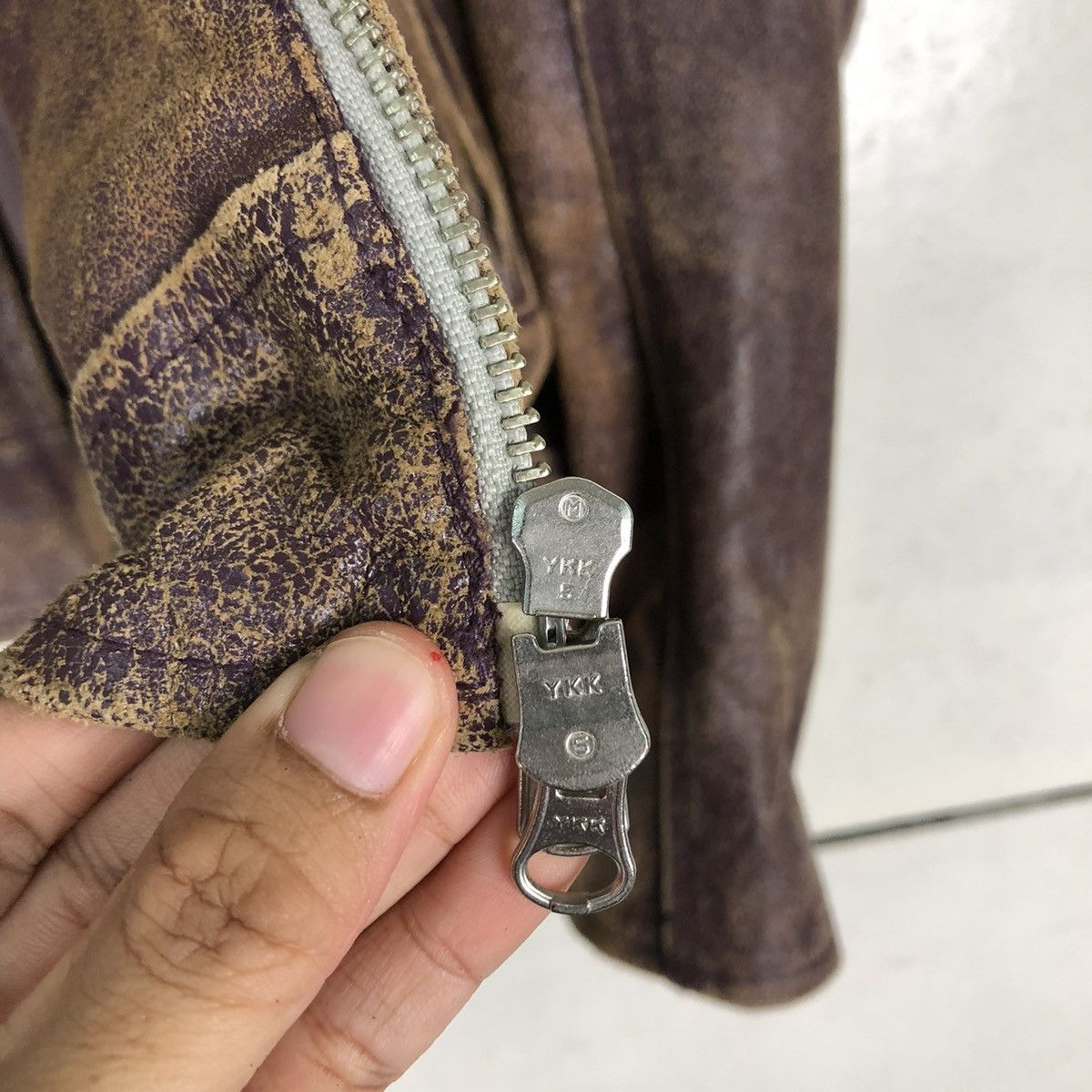 Japanese Brand 🔥VINTAGE SOFT LEATHER BIKER JACKET SANKO ISSEY MIYAKE Size US M / EU 48-50 / 2 - 17 Thumbnail