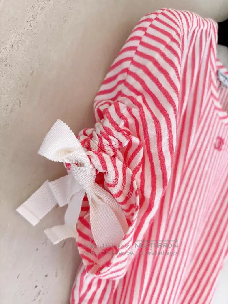 Chanel Chanel 19C Cruise Series Pink and White Striped Drawstring Size XXS / US 00 / IT 34 - 6 Thumbnail