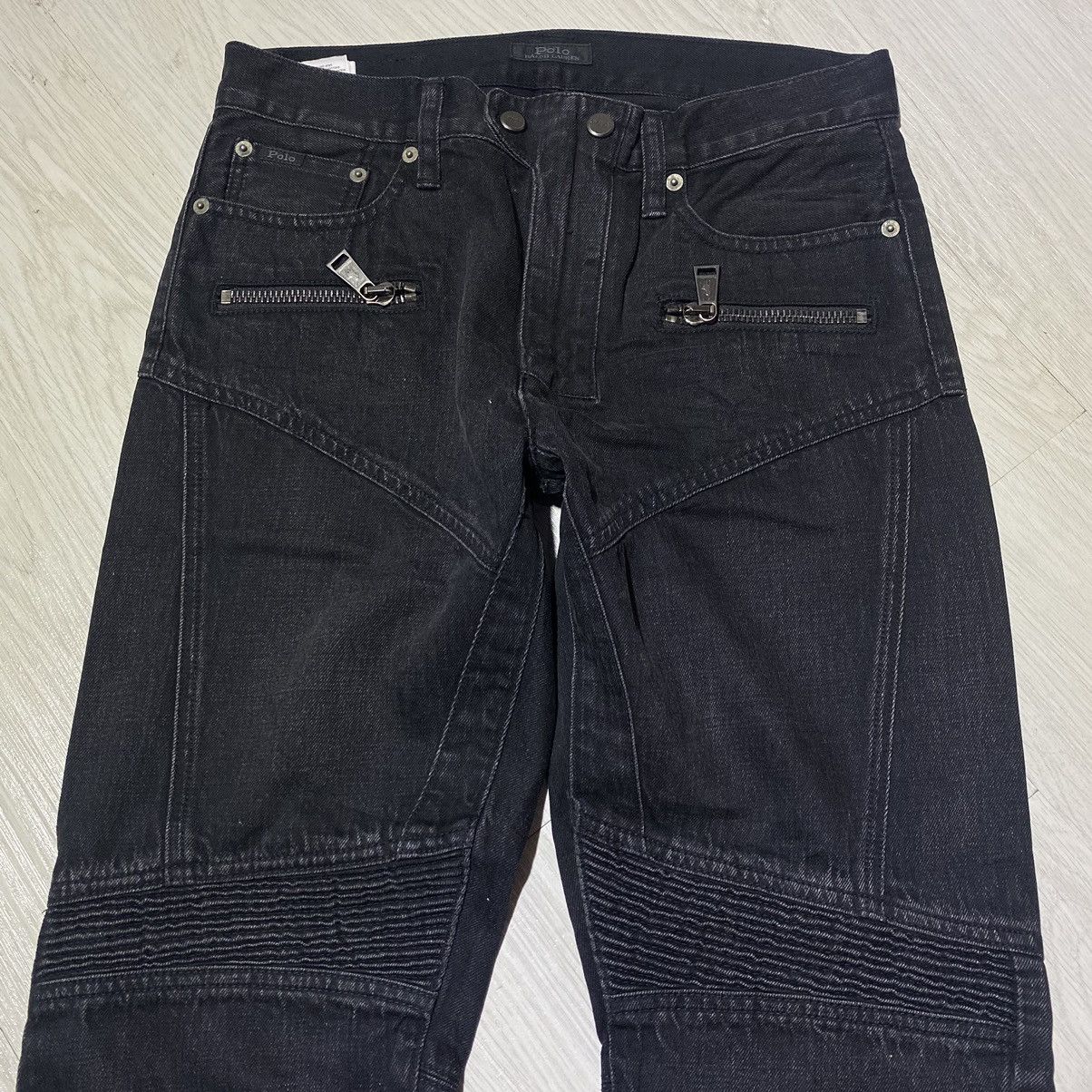 Polo Ralph Lauren Polo Ralph Lauren Biker Jeans Size US 30 / EU 46 - 3 Thumbnail