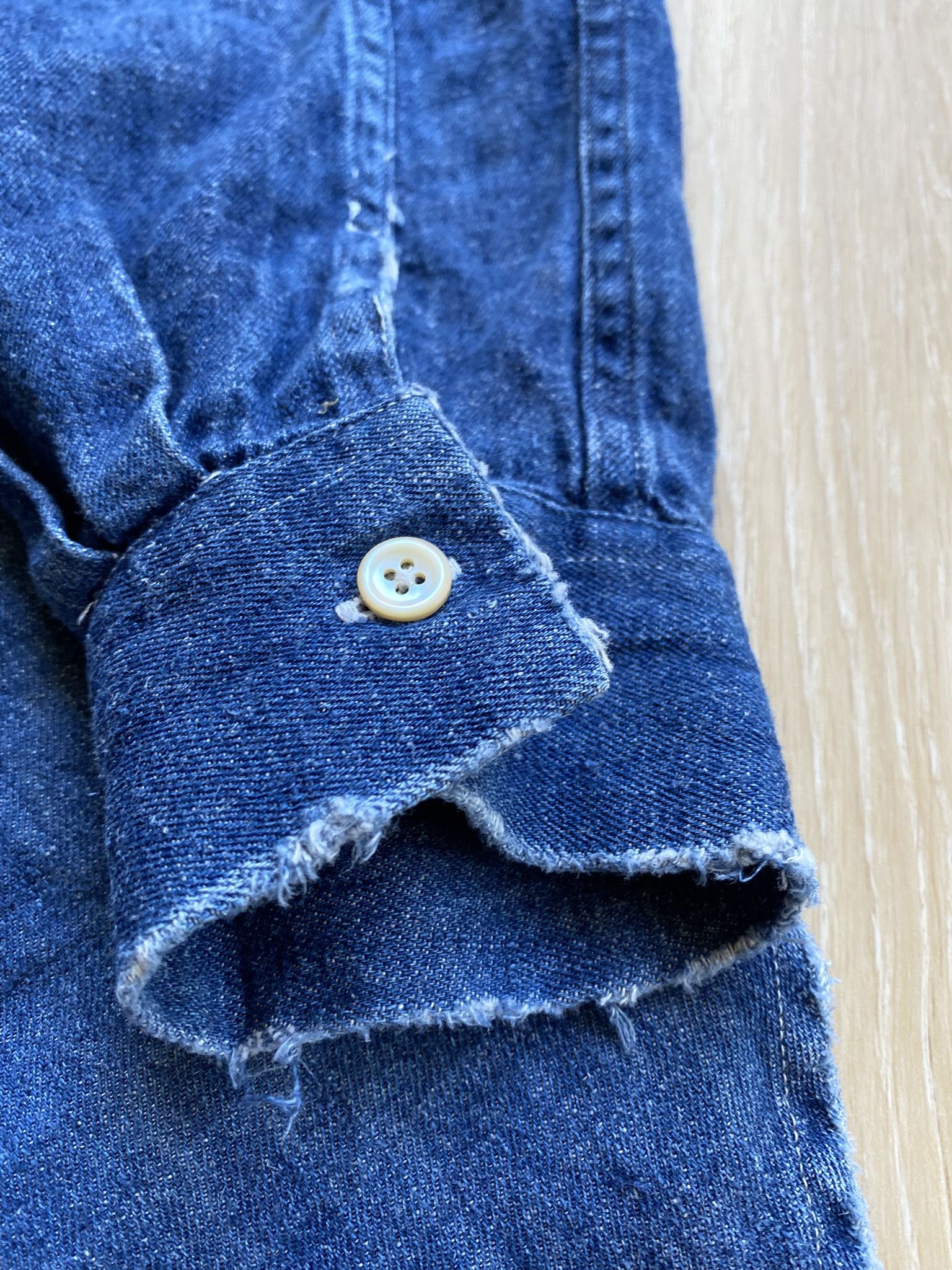 Our Legacy Distressed Half Zip - Japanese Hemp/Cotton Size US S / EU 44-46 / 1 - 13 Thumbnail