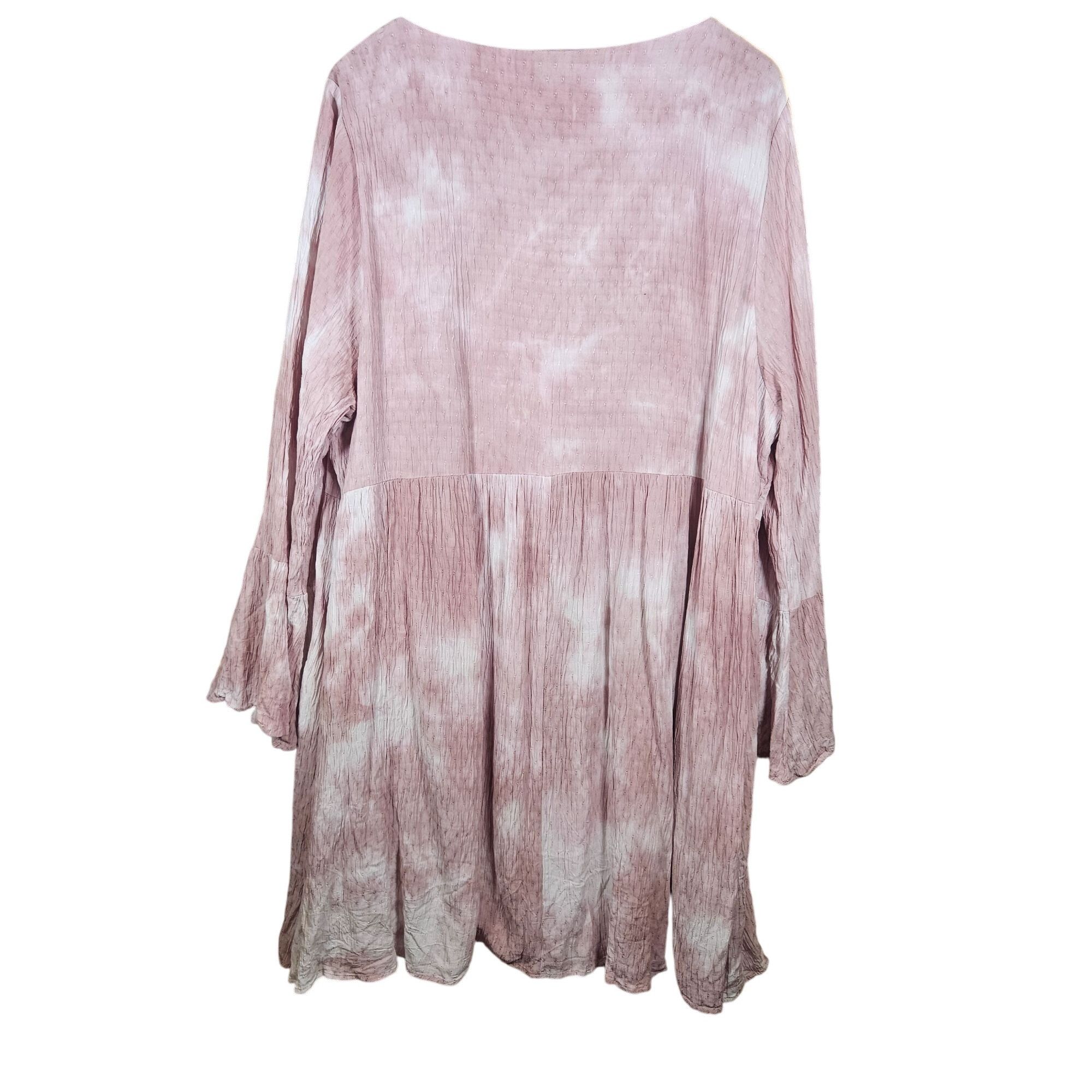 Other A Beautiful Soul Wn Tie-Dye Mini Dress 18/20 Cottagecore Fes Size XXL / US 16-18 / IT 52-54 - 3 Thumbnail