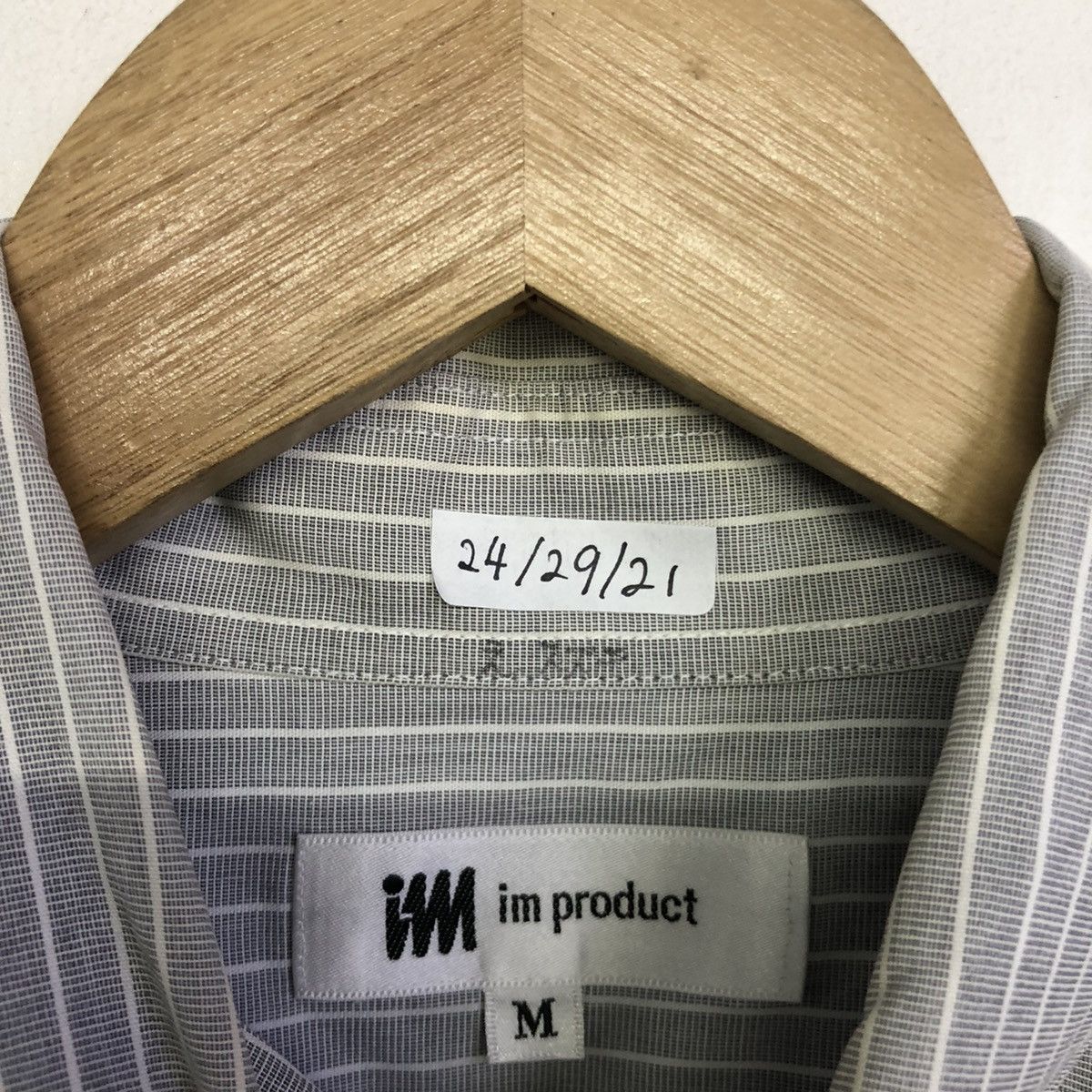 Issey Miyake × Japanese Brand × Vintage Vintage Issey Miyake IM product Stripe Button Shirt Size US M / EU 48-50 / 2 - 11 Thumbnail