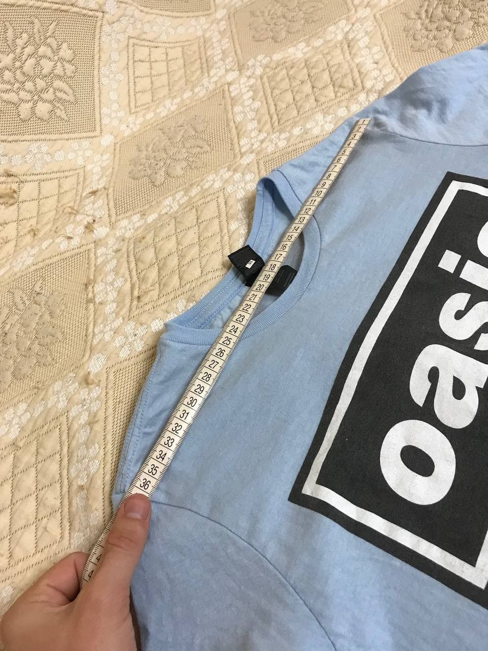 Band Tees 🔥 Oasis Box Logo Rock Band 2022 Blue T-Shirt Y2K Size M / US 6-8 / IT 42-44 - 9 Thumbnail
