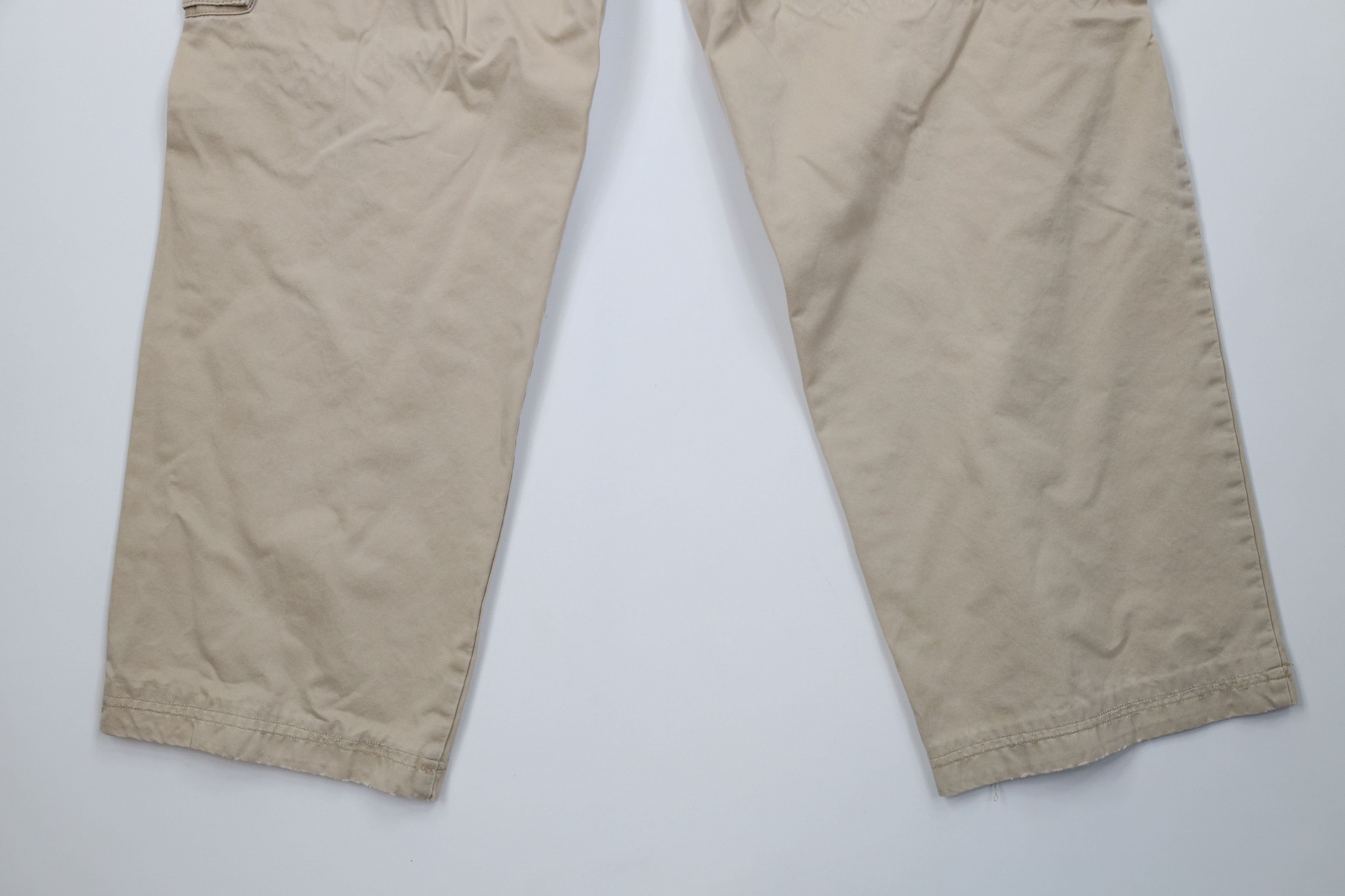 L.L. Bean Vintage LL Bean Heavyweight Wide Leg Cargo Pants Cotton Size US 36 / EU 52 - 11 Thumbnail