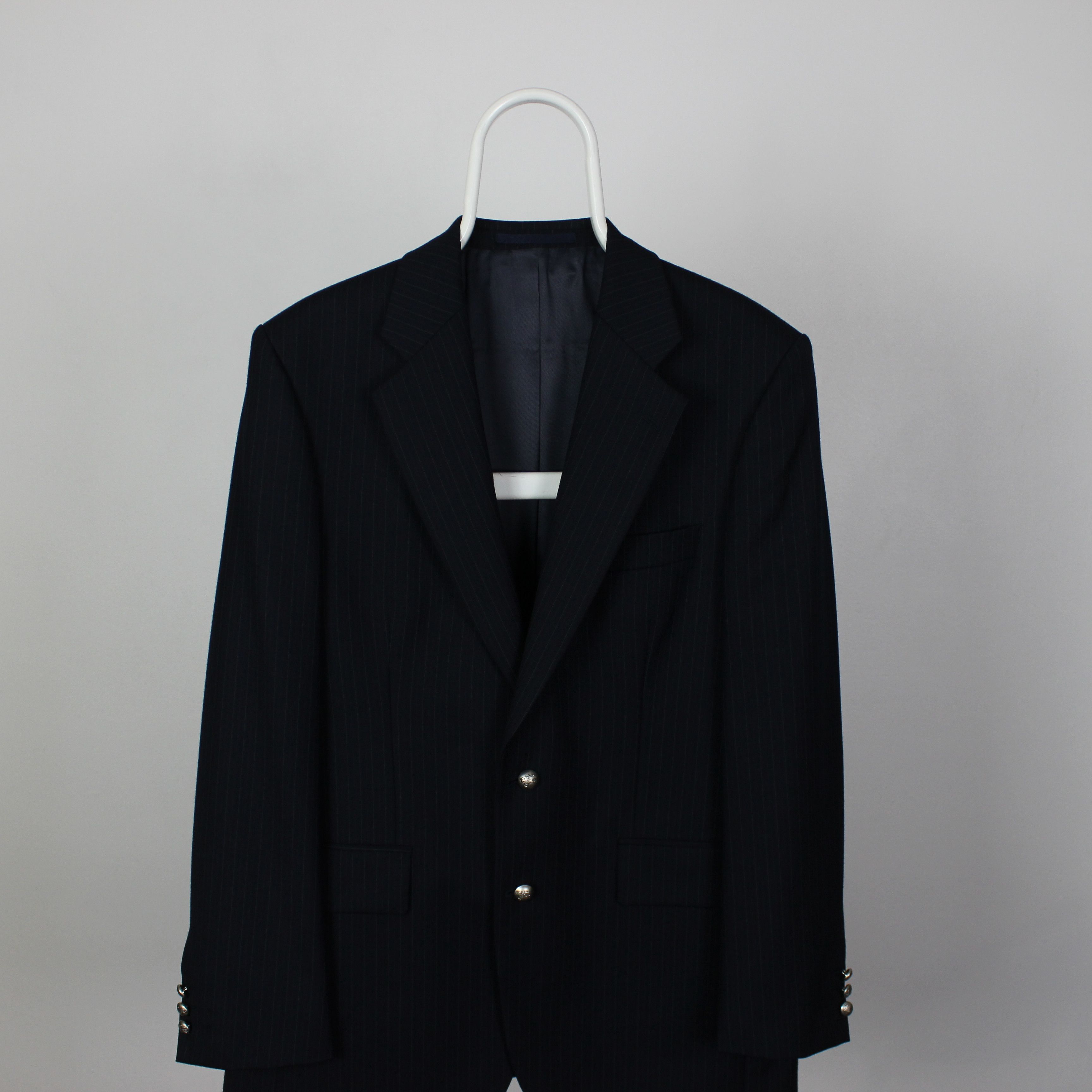 Burberry Burberry blazer vintage men silver buttons M L Size 42R - 2 Thumbnail