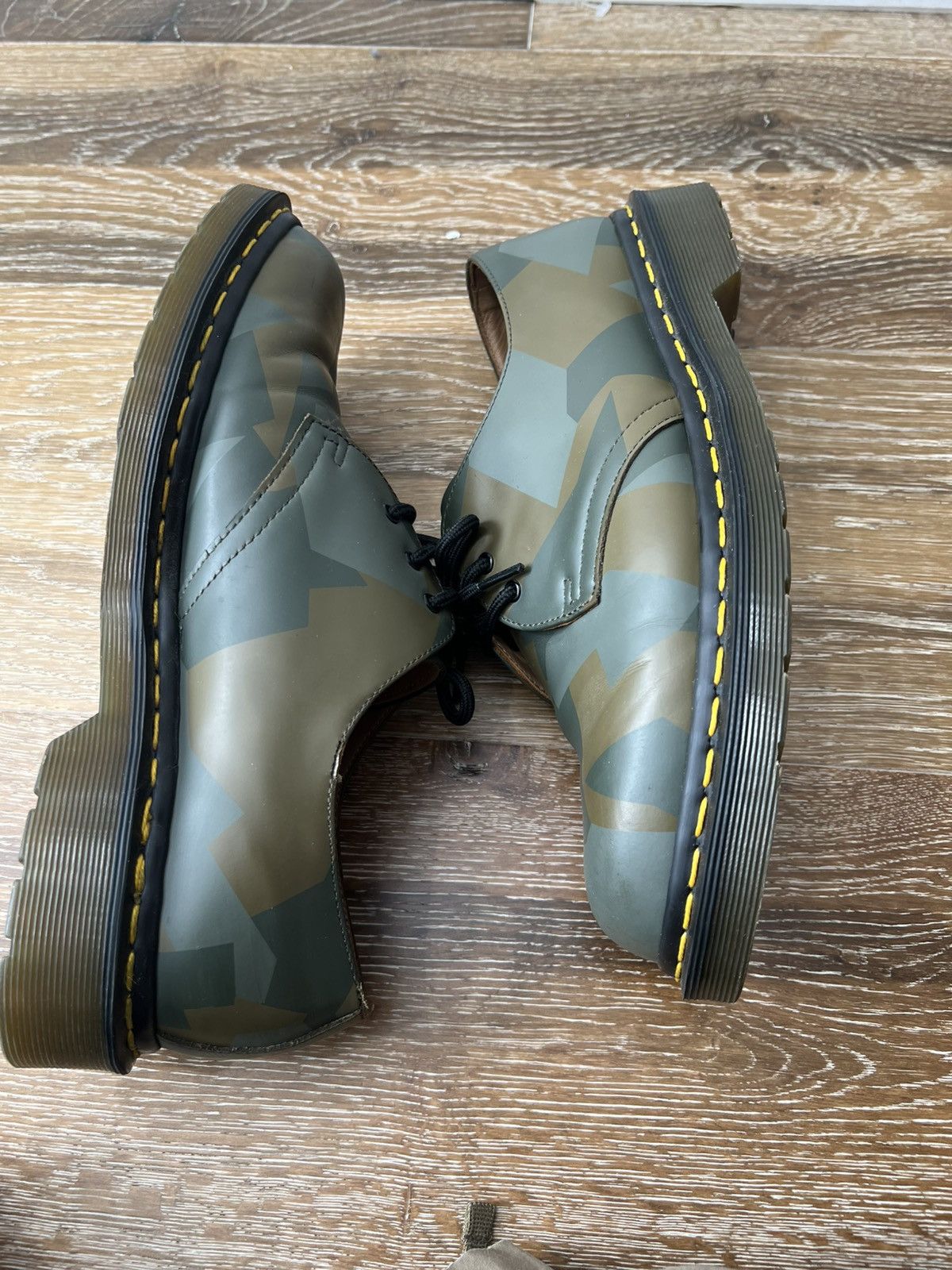 Comme des Garcons Homme Deux × Dr. Martens Comme des garcons dr martens 1461 camo derby shoes Size US 9 / EU 42 - 4 Thumbnail