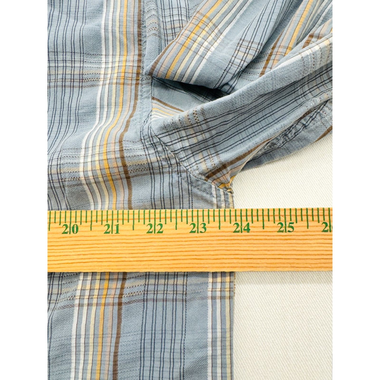 The North Face The North Face Long Sleeve Button-Up Mens Large Blue Striped Cotton Shirt 2370 Size US L / EU 52-54 / 3 - 6 Thumbnail