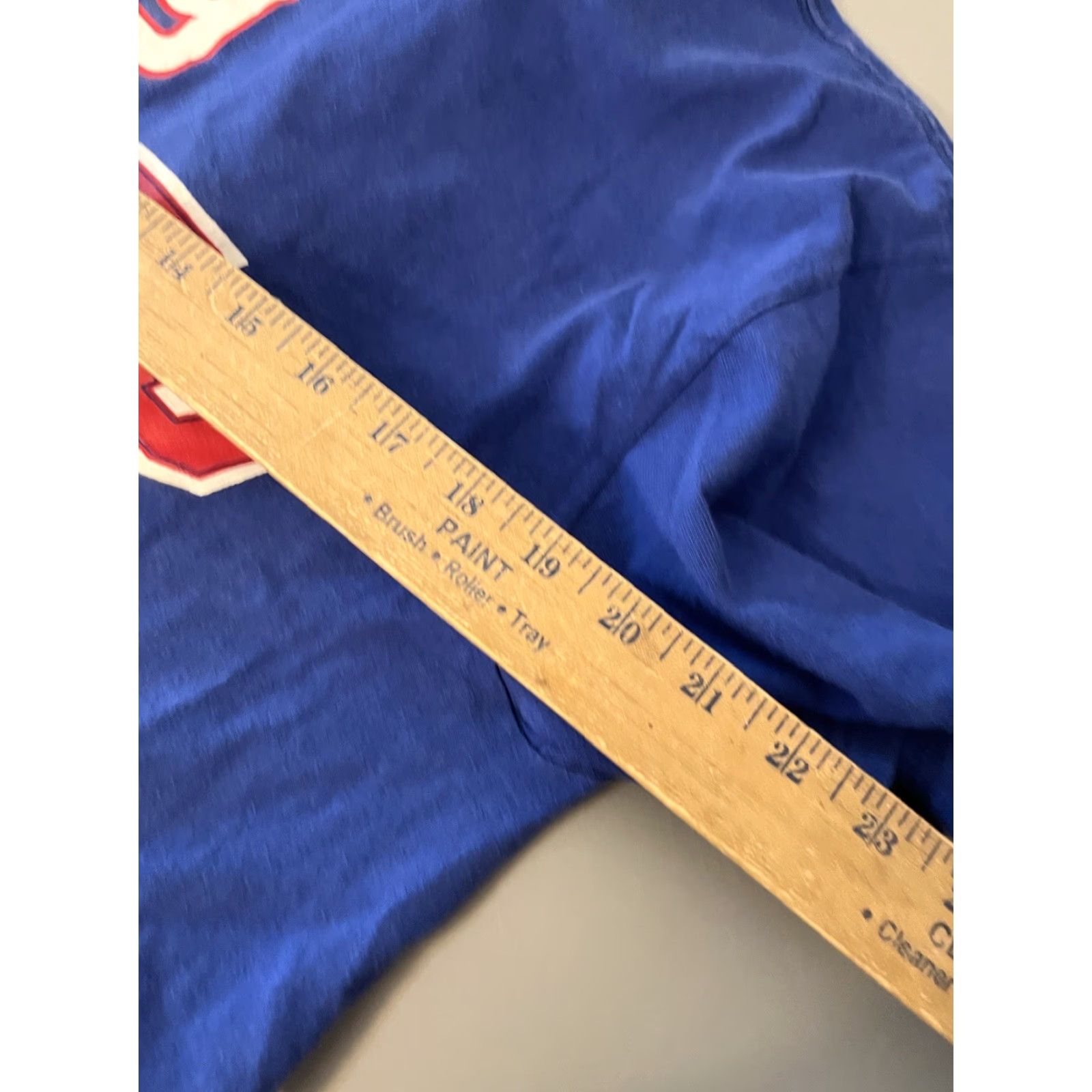 NFL NY Giants NFL Team Apparel Men's Blue Distressed T-Shirt Large Graphic Size US L / EU 52-54 / 3 - 5 Thumbnail
