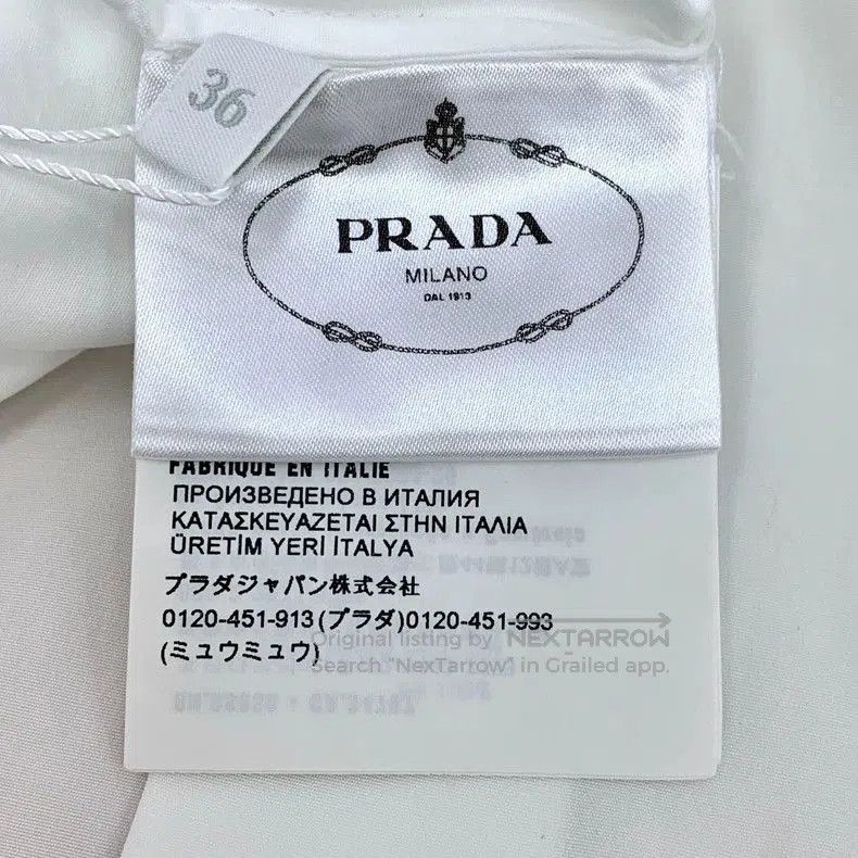 Prada Prada Colorblock Cotton Long Sleeve Dress. Size US 36 / EU 52 - 6 Thumbnail