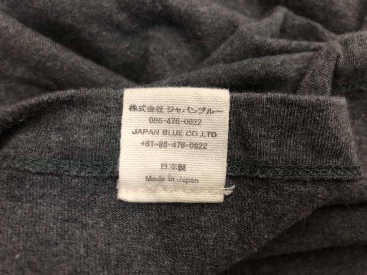 Japan Blue 🇯🇵 MOMOTARO JEANS LONGSLEEVE ICONIC LEFTHAND BATTLE STRIPES Size US L / EU 52-54 / 3 - 11 Thumbnail