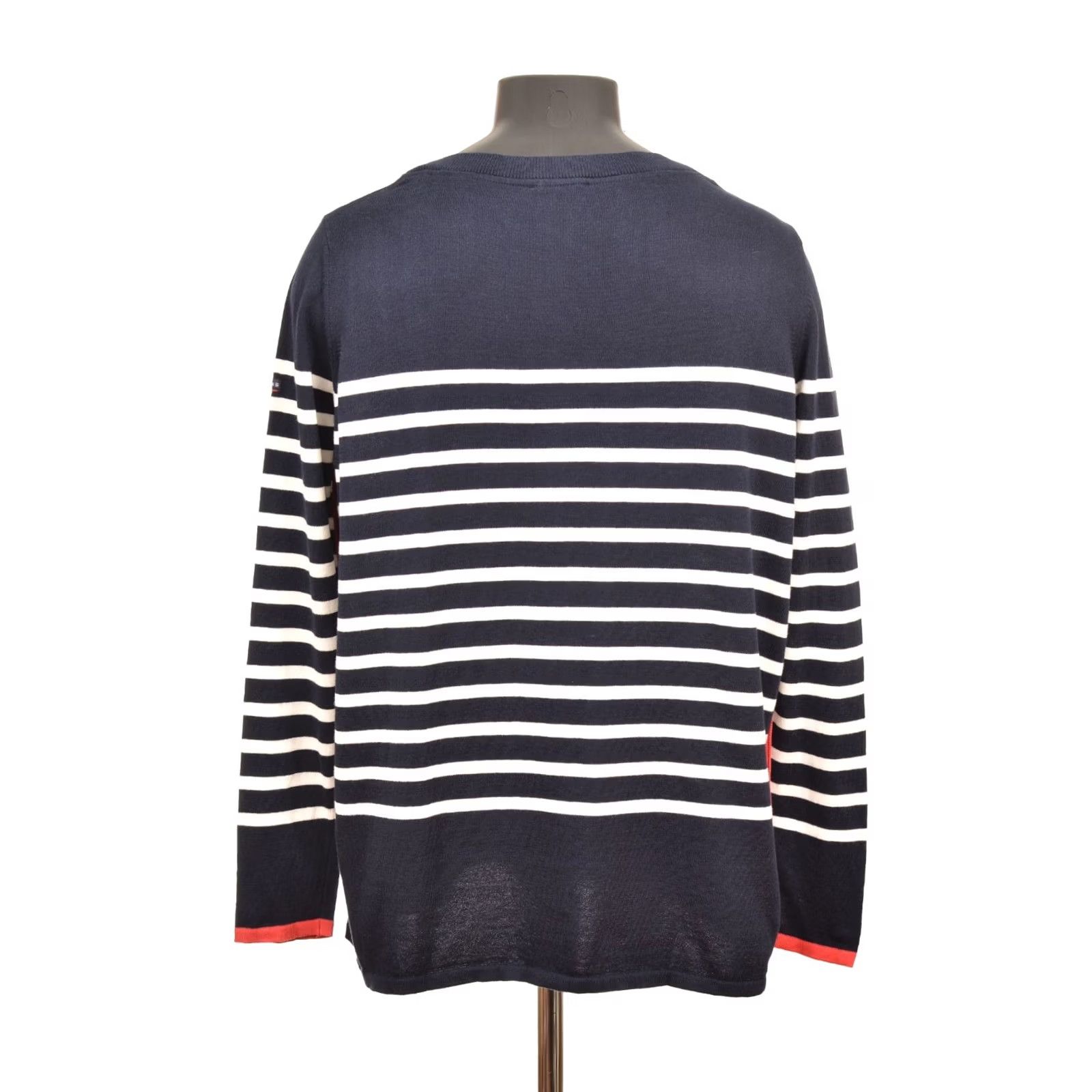 Vintage Armor Lux H5E Marine Deep Milk Striped Cotton Sweater Shirt Pullover Men Size 3 Blue Size US S / EU 44-46 / 1 - 6 Thumbnail