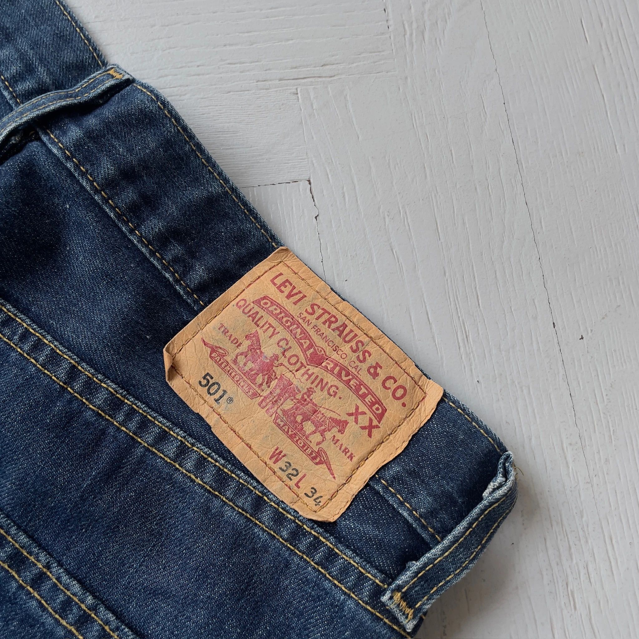 Levi's Vintage Clothing Vintage Levi's 501 Straight Fit Blue Denim Jeans Size US 32 / EU 48 - 3 Thumbnail