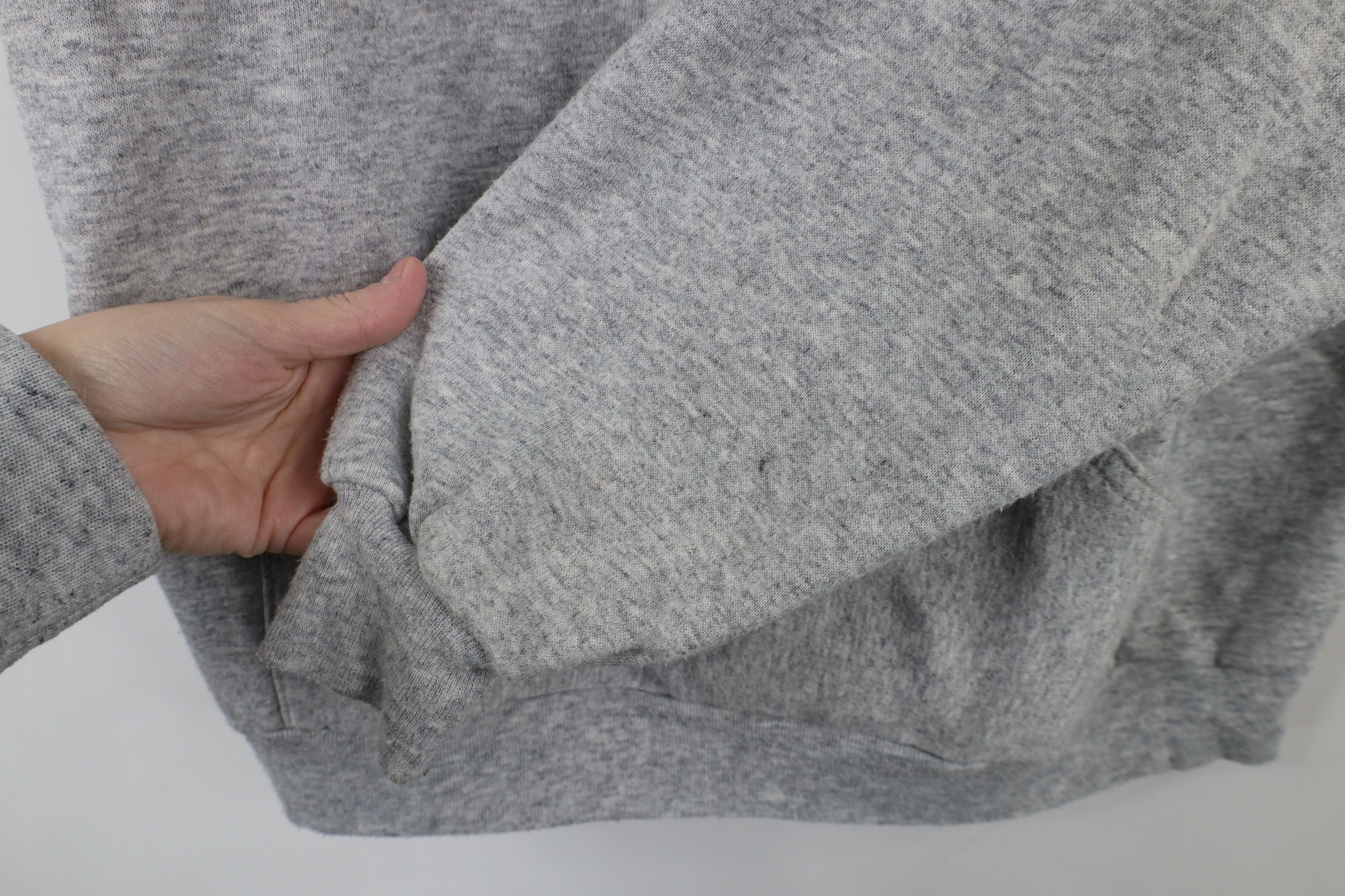 Vintage Vintage 70s 80s Streetwear Hoodie Sweatshirt Gray USA Size US L / EU 52-54 / 3 - 8 Thumbnail