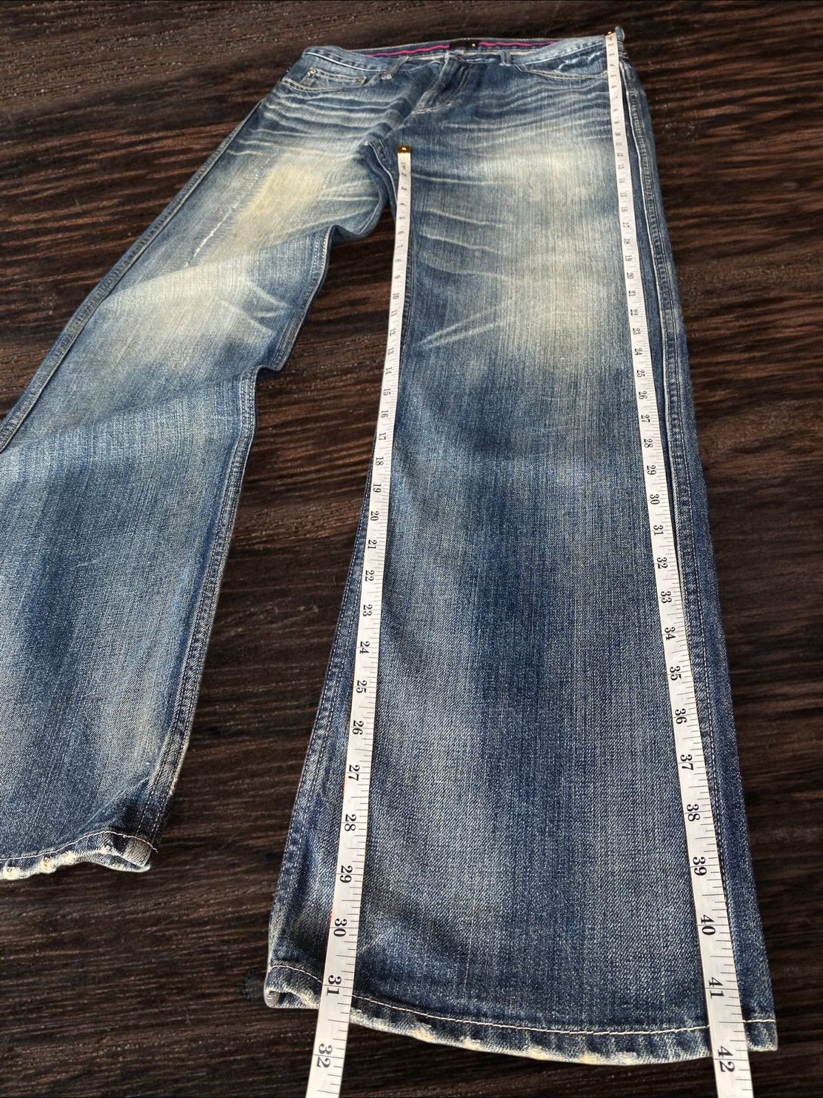 Takeo Kikuchi Takeo Kikuchi Jeans Y2K Style Distressed Straight Jeans Size US 31 - 13 Thumbnail