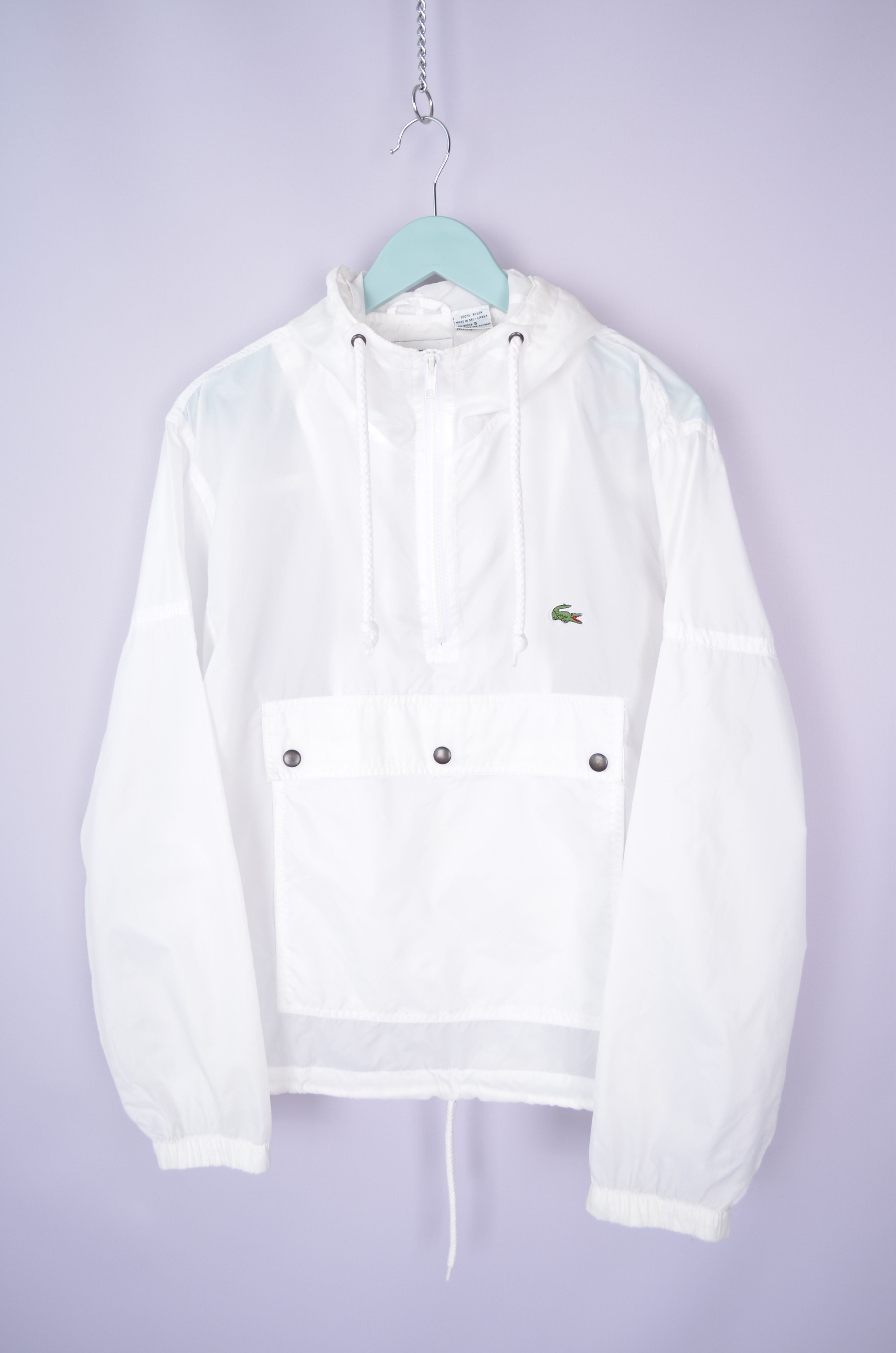 Vintage 90s Izod Lacoste Anorak Windbreaker Jacket