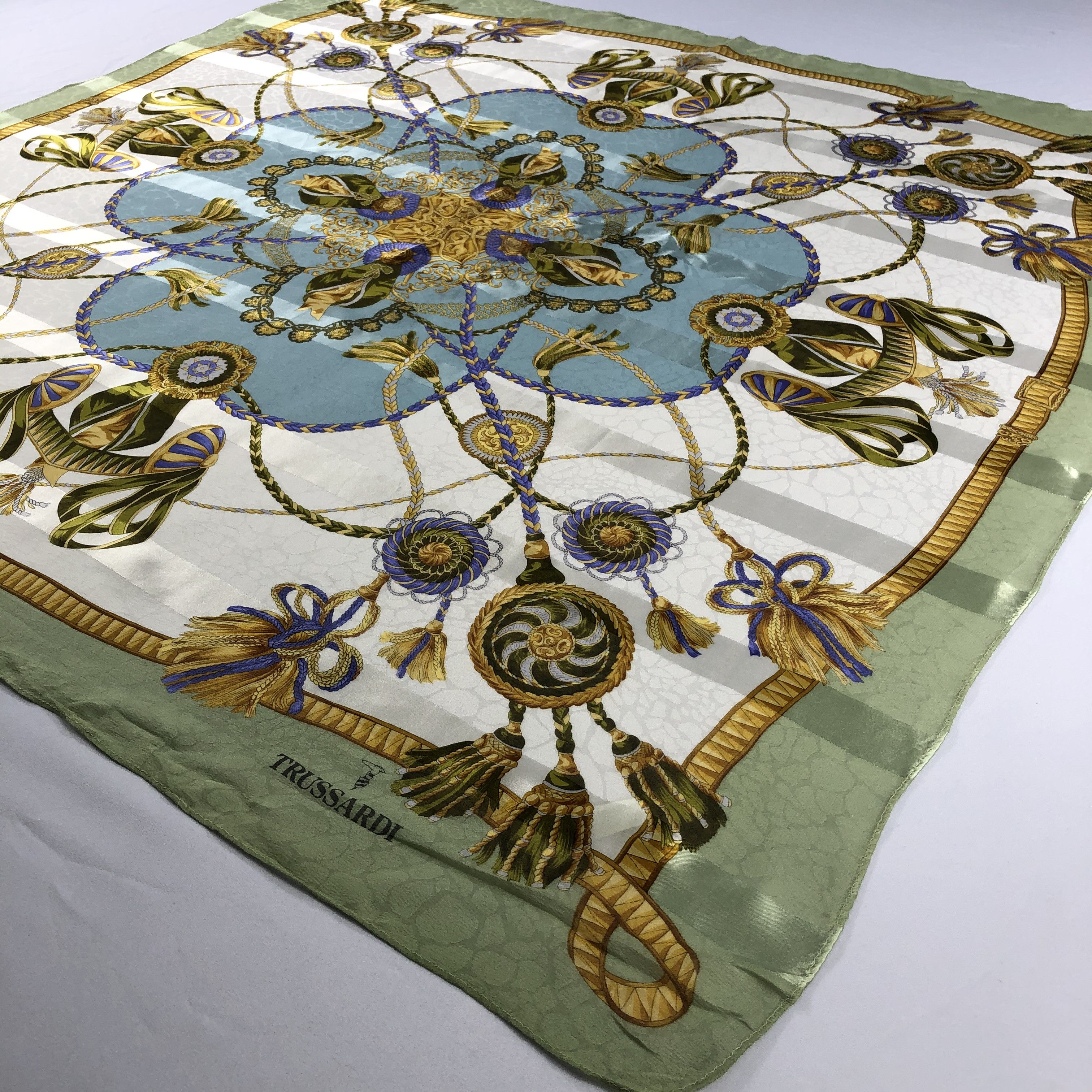 Trussardi Vintage Trussardi Silk Scarf Size ONE SIZE - 3 Thumbnail
