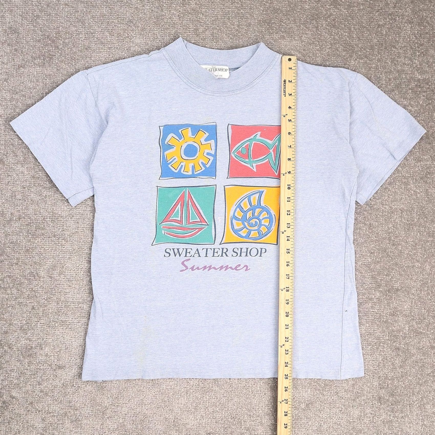 Nautica VINTAGE Nike 90s Nautical Beach Summer Large Blue Single Stitch Short Sleeve T-Shirt Mens Size US L / EU 52-54 / 3 - 3 Thumbnail