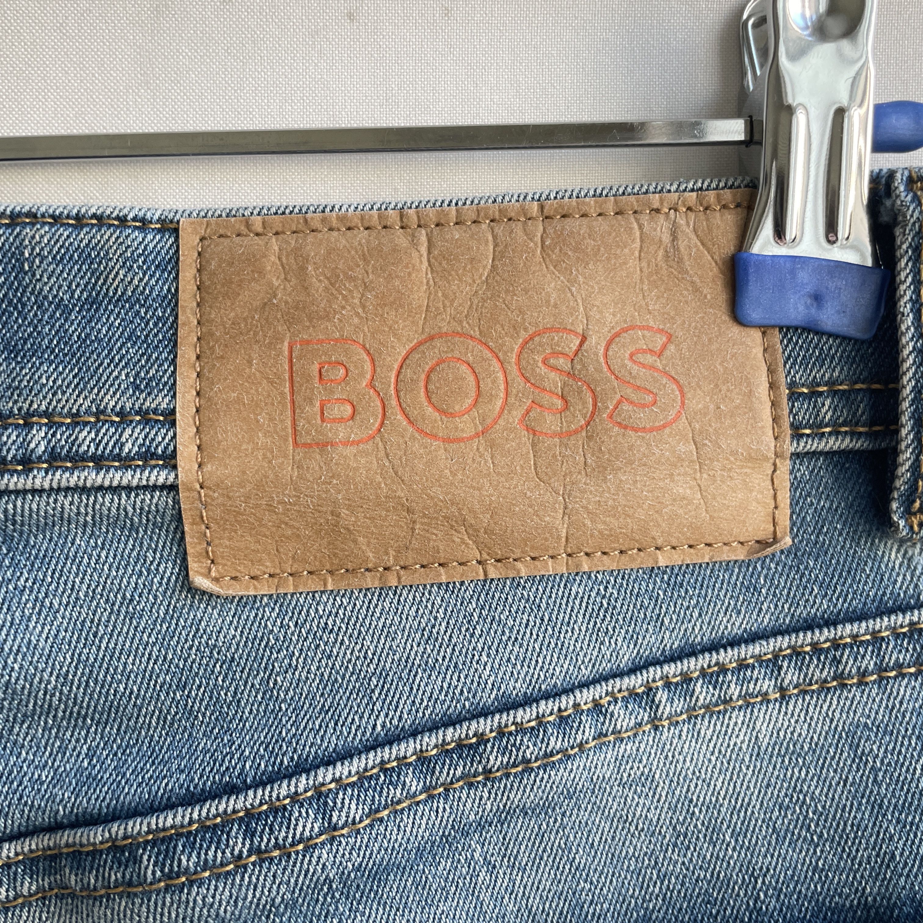 Hugo Boss Hugo Boss Orange Maine Distressed Repaired Stretch Denim Size US 32 / EU 48 - 13 Thumbnail