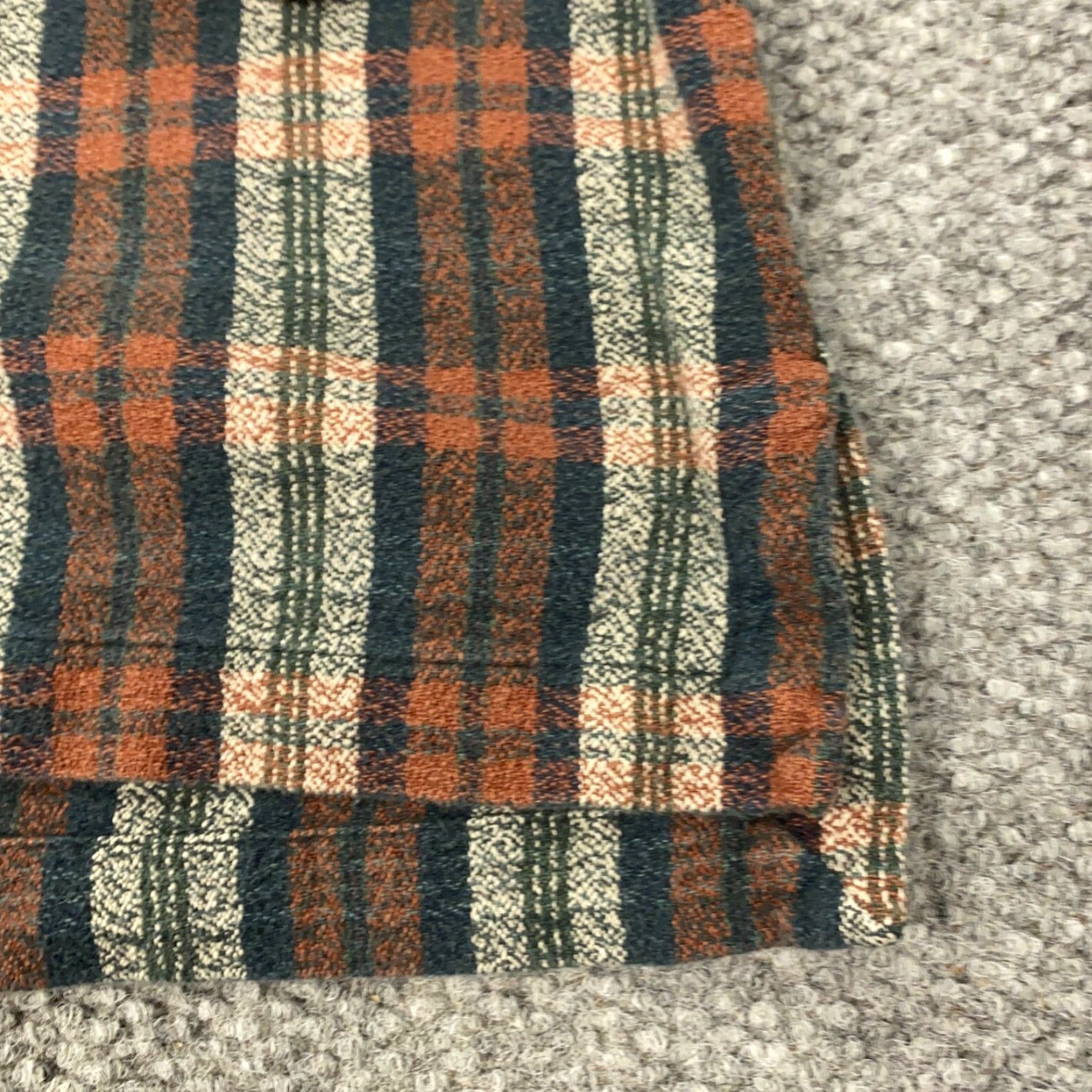 Vintage Alaska Womens Shirt XL Brown Plaid Button-Up 3/4 Sleeve Casual Shirt Top Size XL / US 12-14 / IT 48-50 - 2 Thumbnail