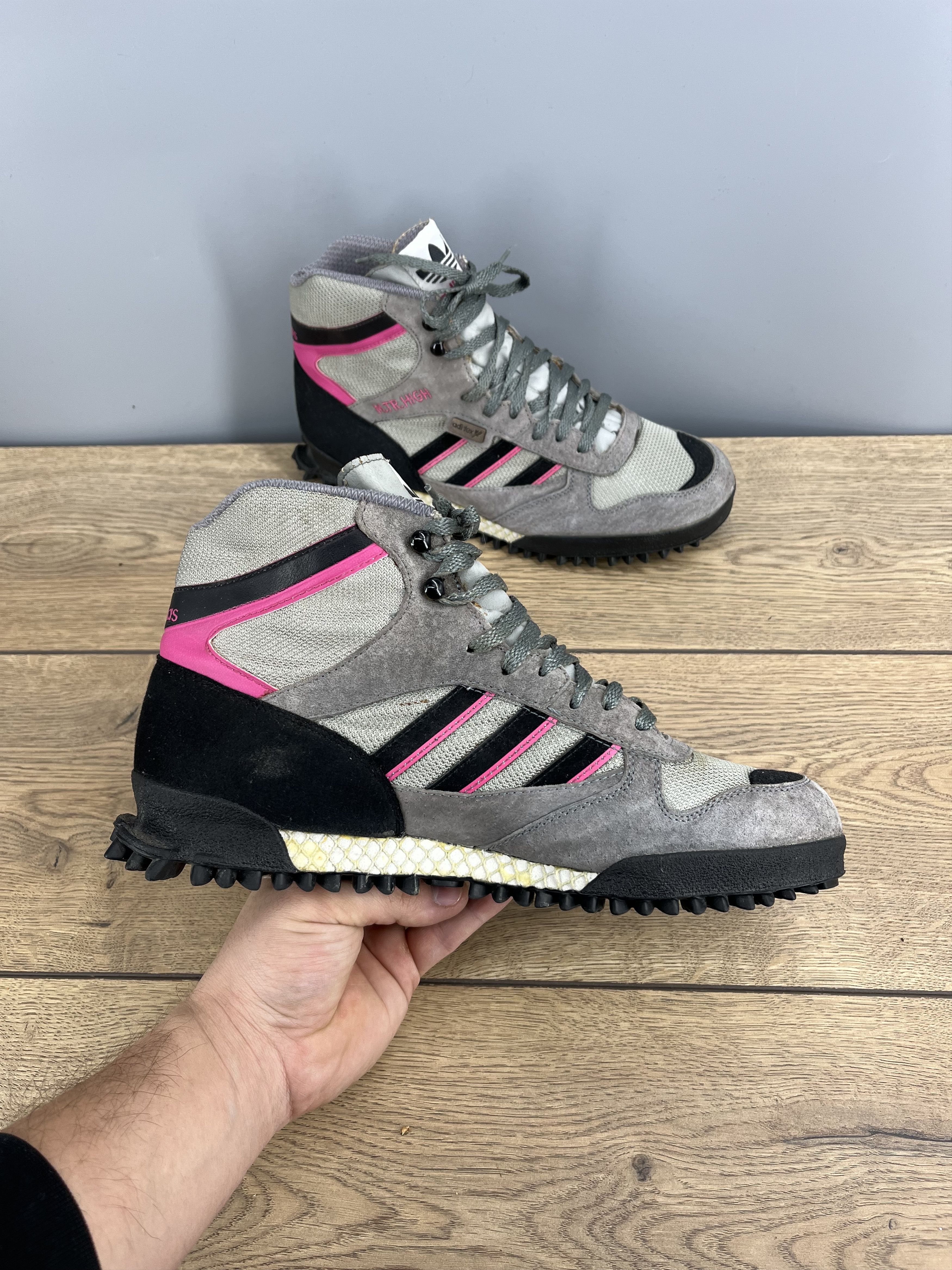 Adidas Vintage Adidas MTR High Hiking Boots Made in Yugoslavia Size US 9.5 / EU 42-43 - 9 Thumbnail